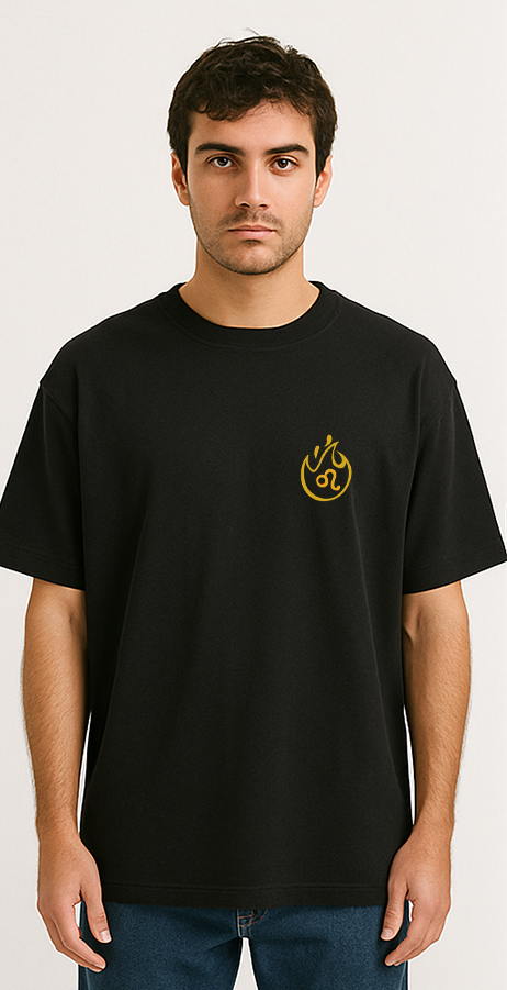 Leo (Leo themed Embroidered oversize t-shirt, unisex)