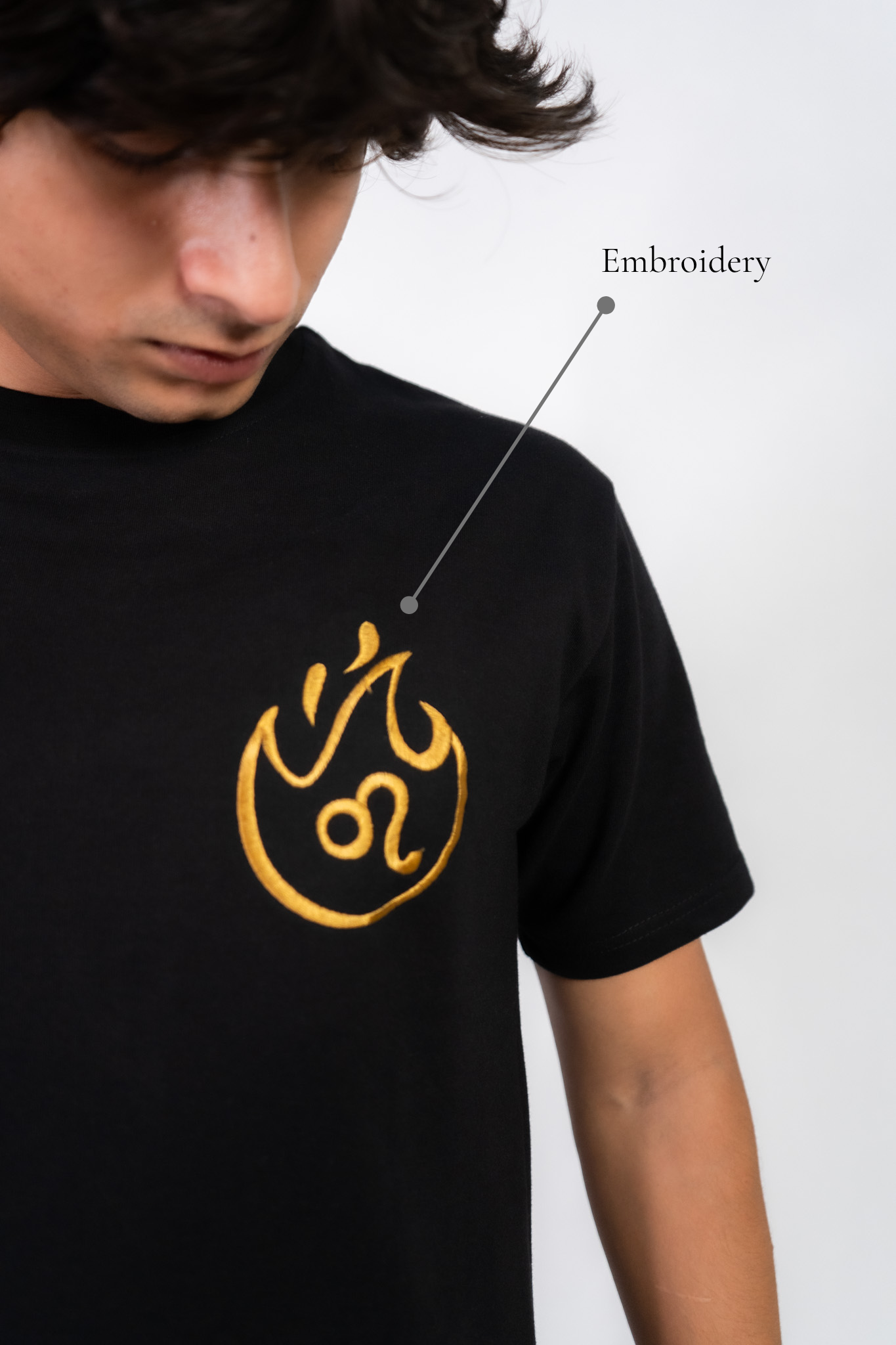 Leo (Leo themed Embroidered oversize t-shirt, unisex)