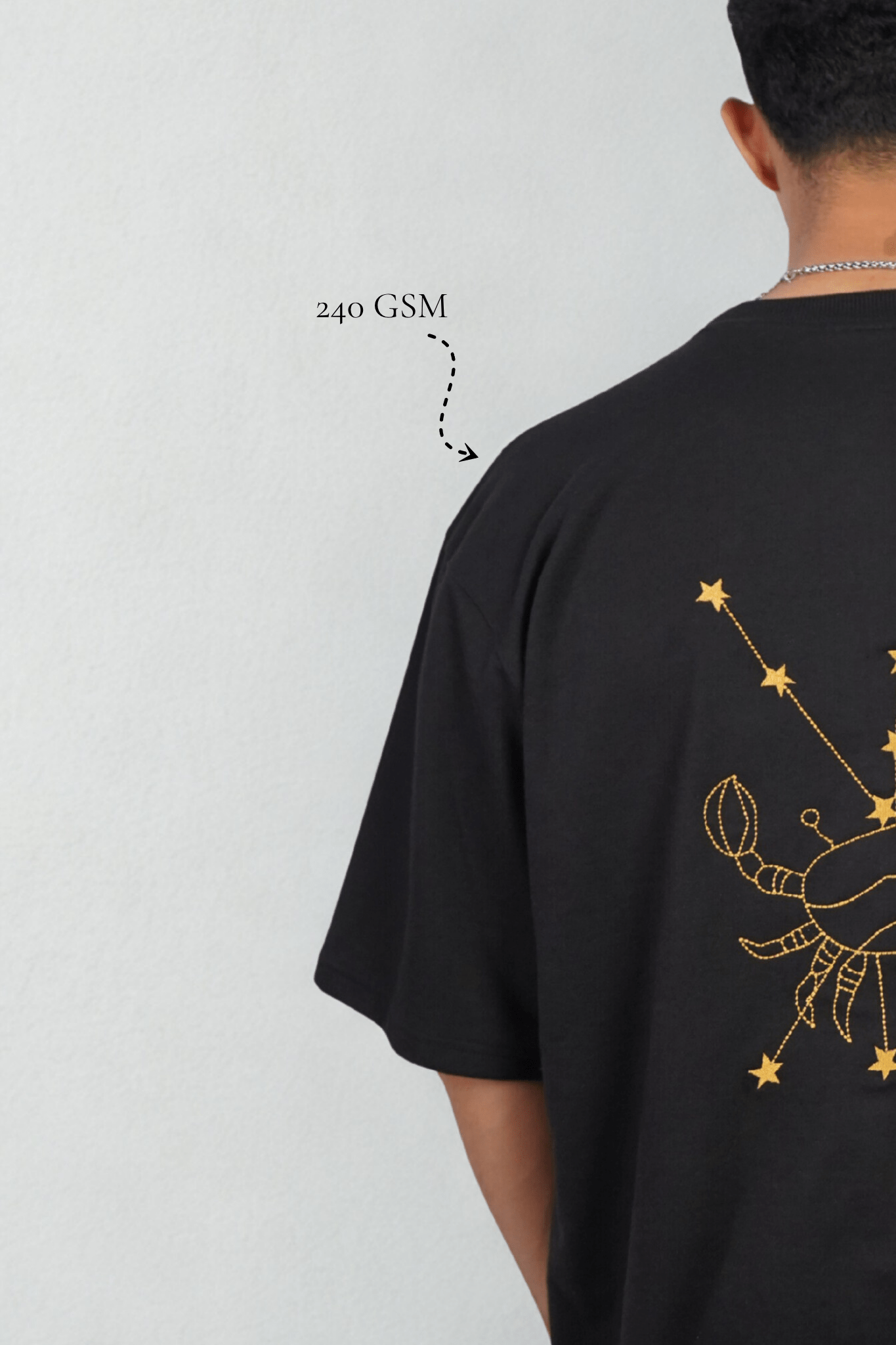 Cancer (Cancer themed Embroidered oversize t-shirt, unisex) - Albin FashionT-shirtAlbin Fashion