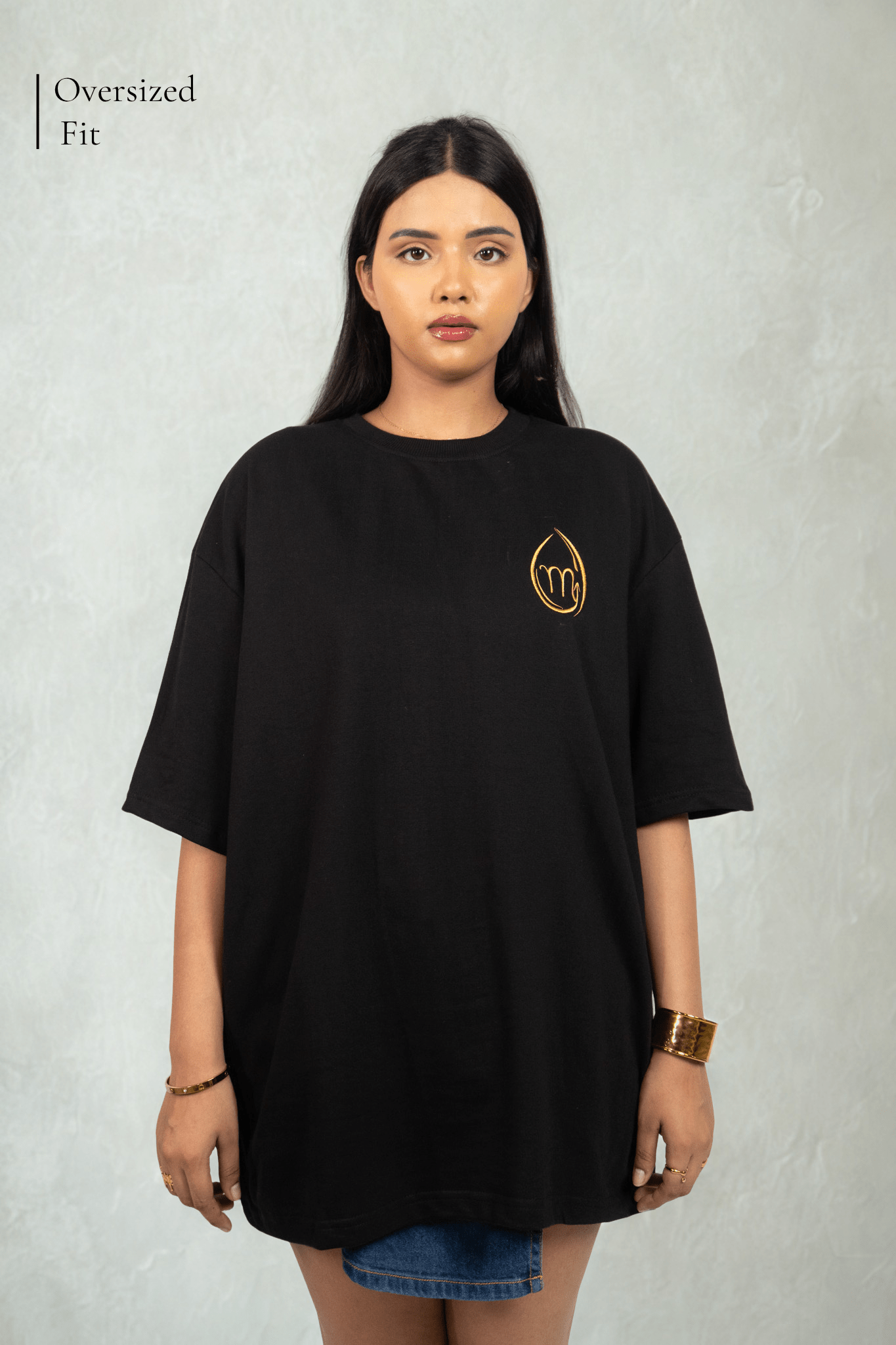 Virgo (Virgo themed Embroidered oversize t-shirt, unisex) - Albin FashionT-shirtAlbin Fashion