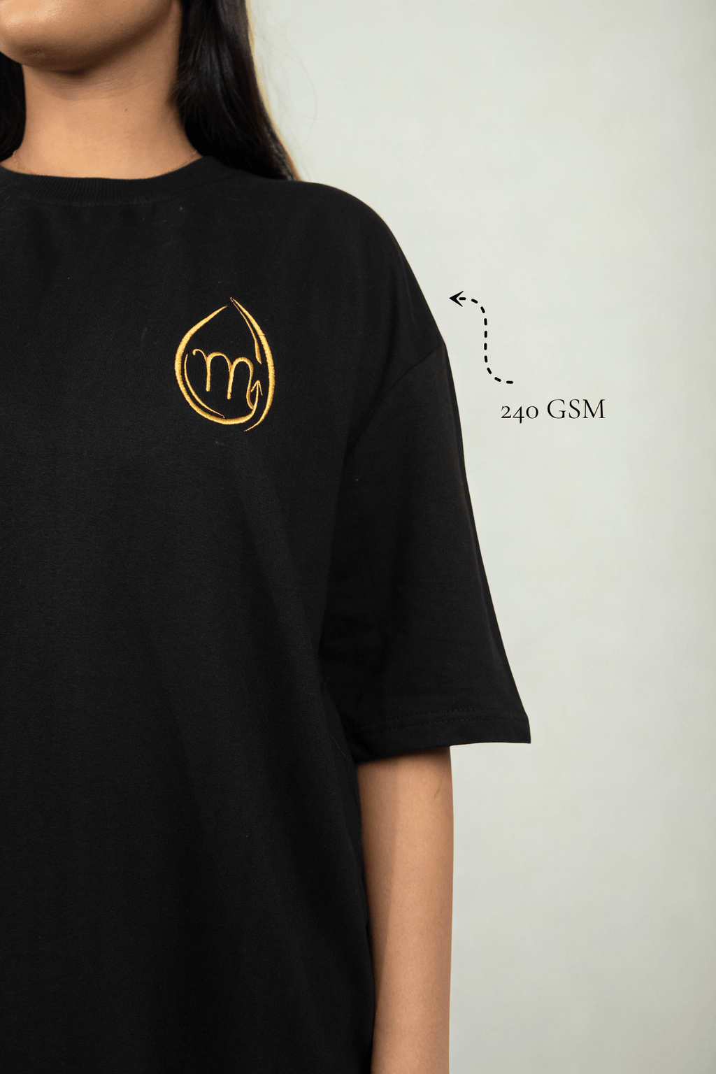 Virgo (Virgo themed Embroidered oversize t-shirt, unisex) - Albin FashionT-shirtAlbin Fashion