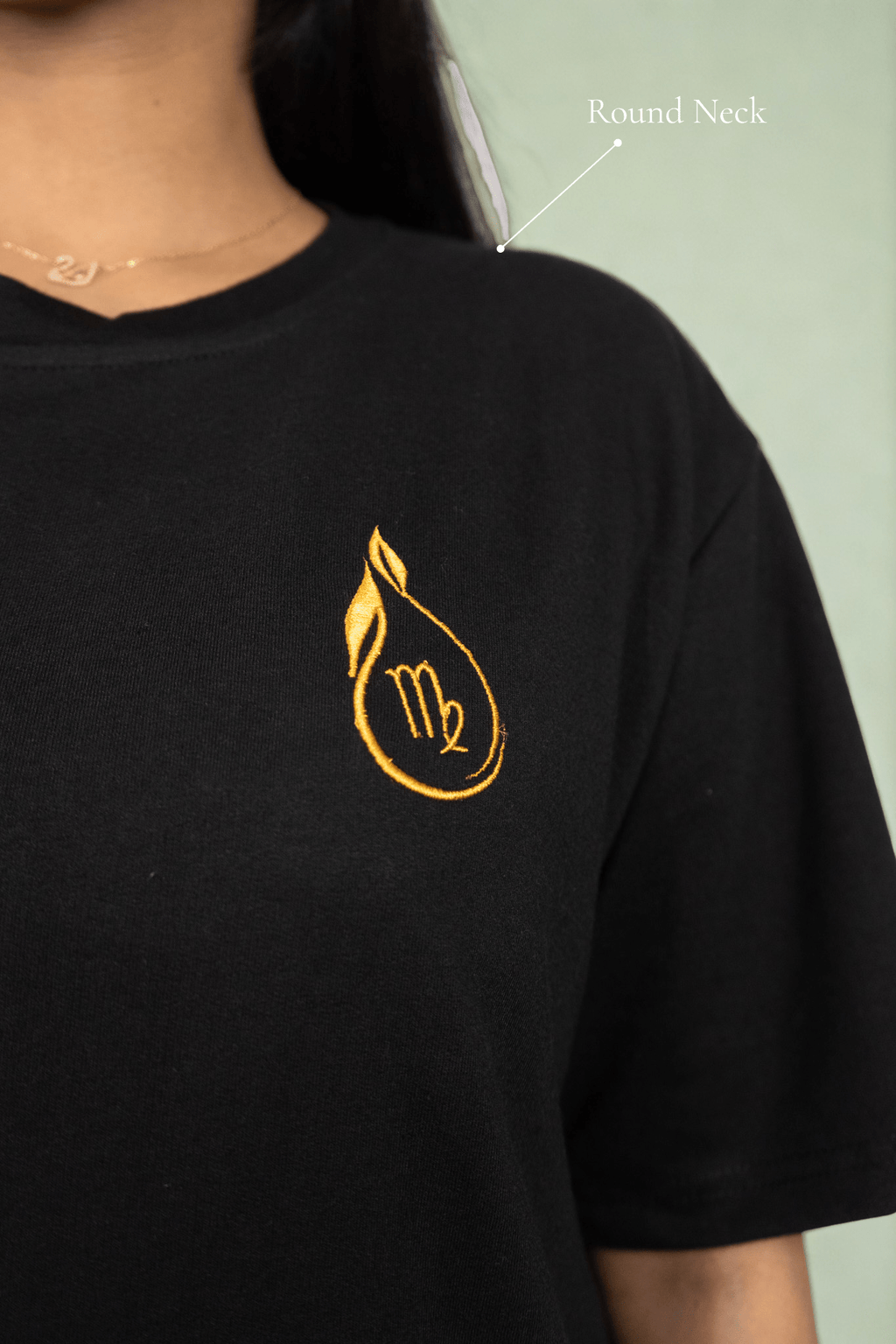 Virgo (Virgo themed Embroidered oversize t-shirt, unisex) - Albin FashionT-shirtAlbin Fashion