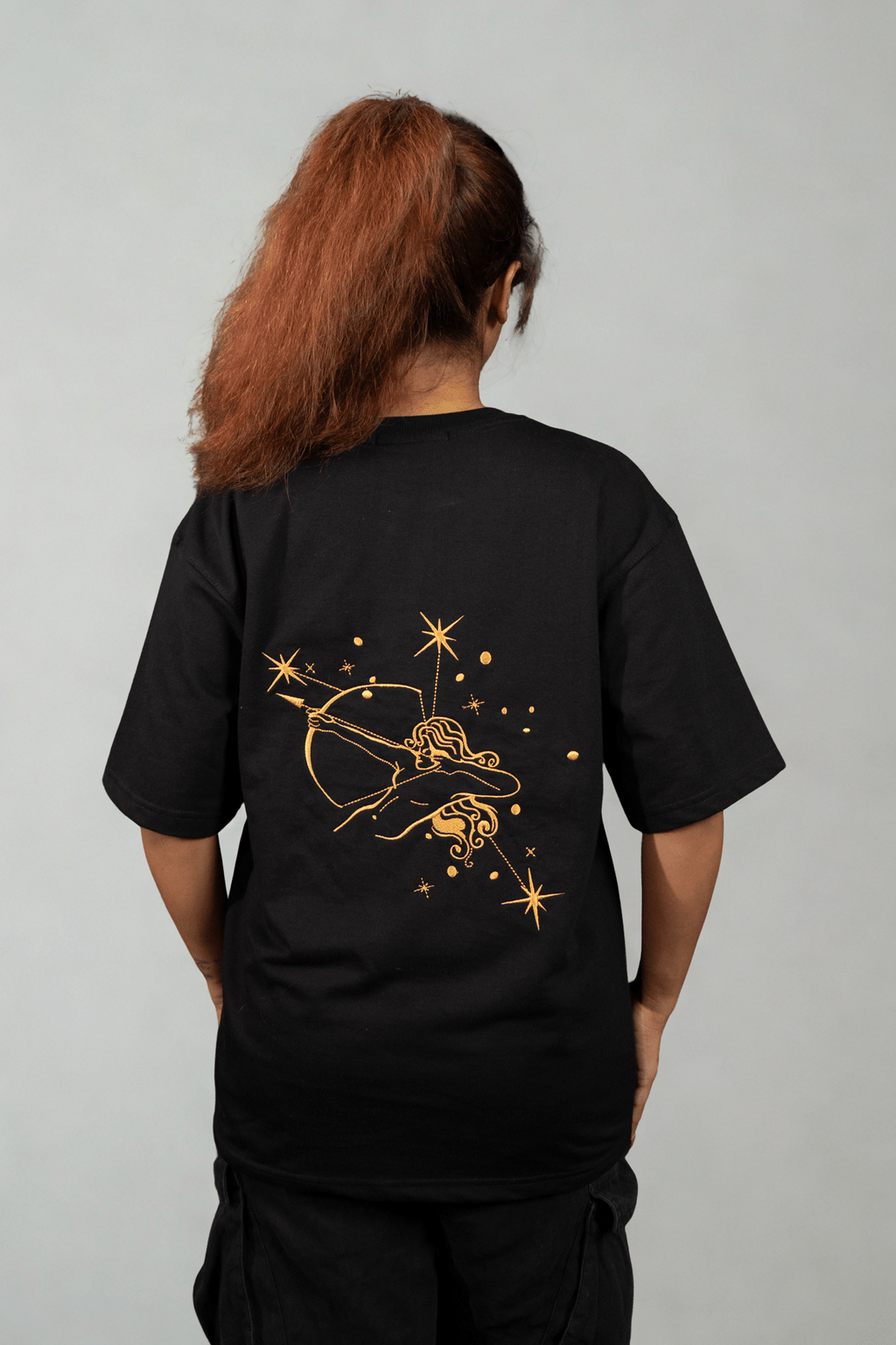 Sagittarius (Sagittarius themed Embroidered oversize t-shirt, unisex) - Albin FashionT-shirtAlbin Fashion