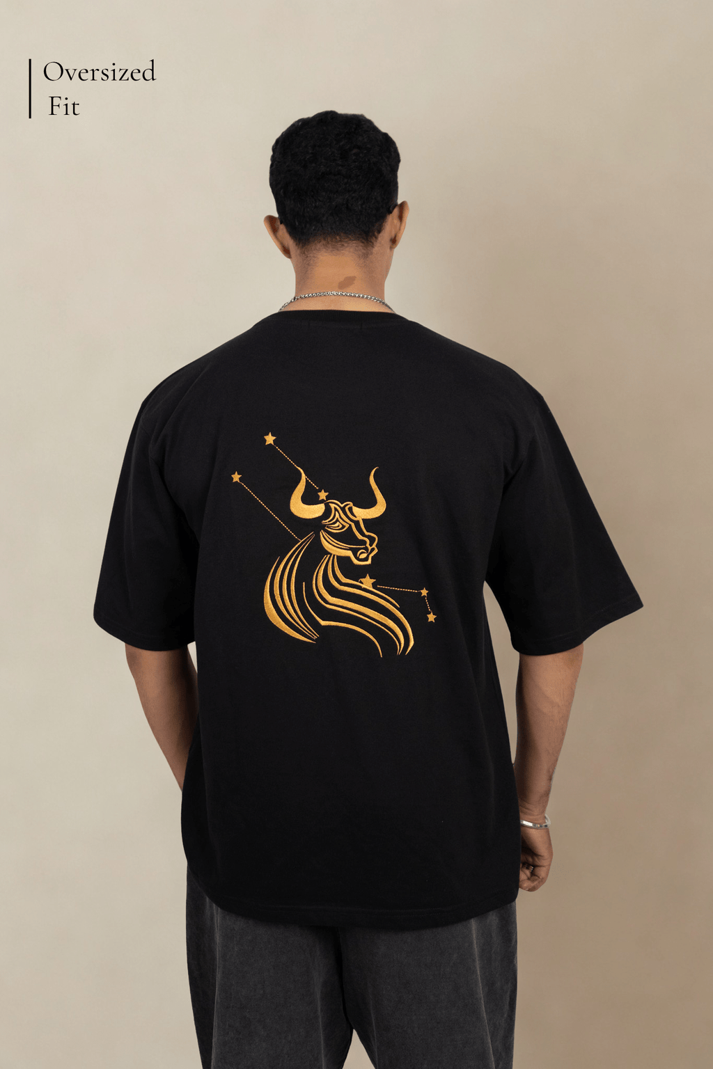 Taurus (Taurus themed Embroidered oversize t-shirt, unisex) - Albin FashionT-shirtAlbin Fashion