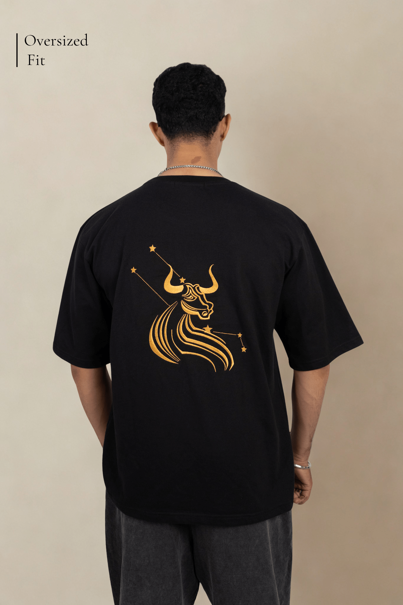 Taurus (Taurus themed Embroidered oversize t-shirt, unisex) - Albin FashionT-shirtAlbin Fashion