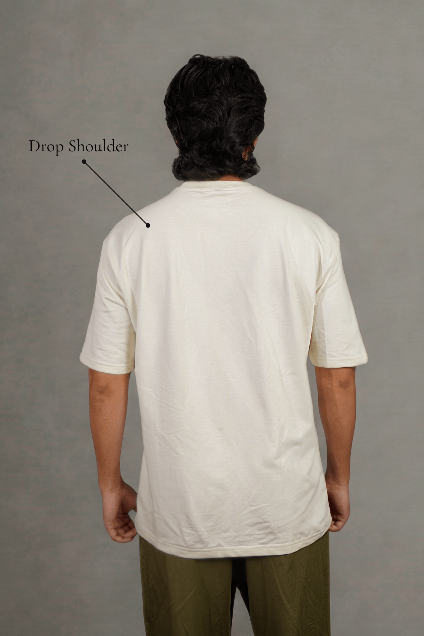 cosmic buddy Embroidered Over Size Off White T-shirt (Unisex) - Albin FashionT-shirtAlbin Fashion