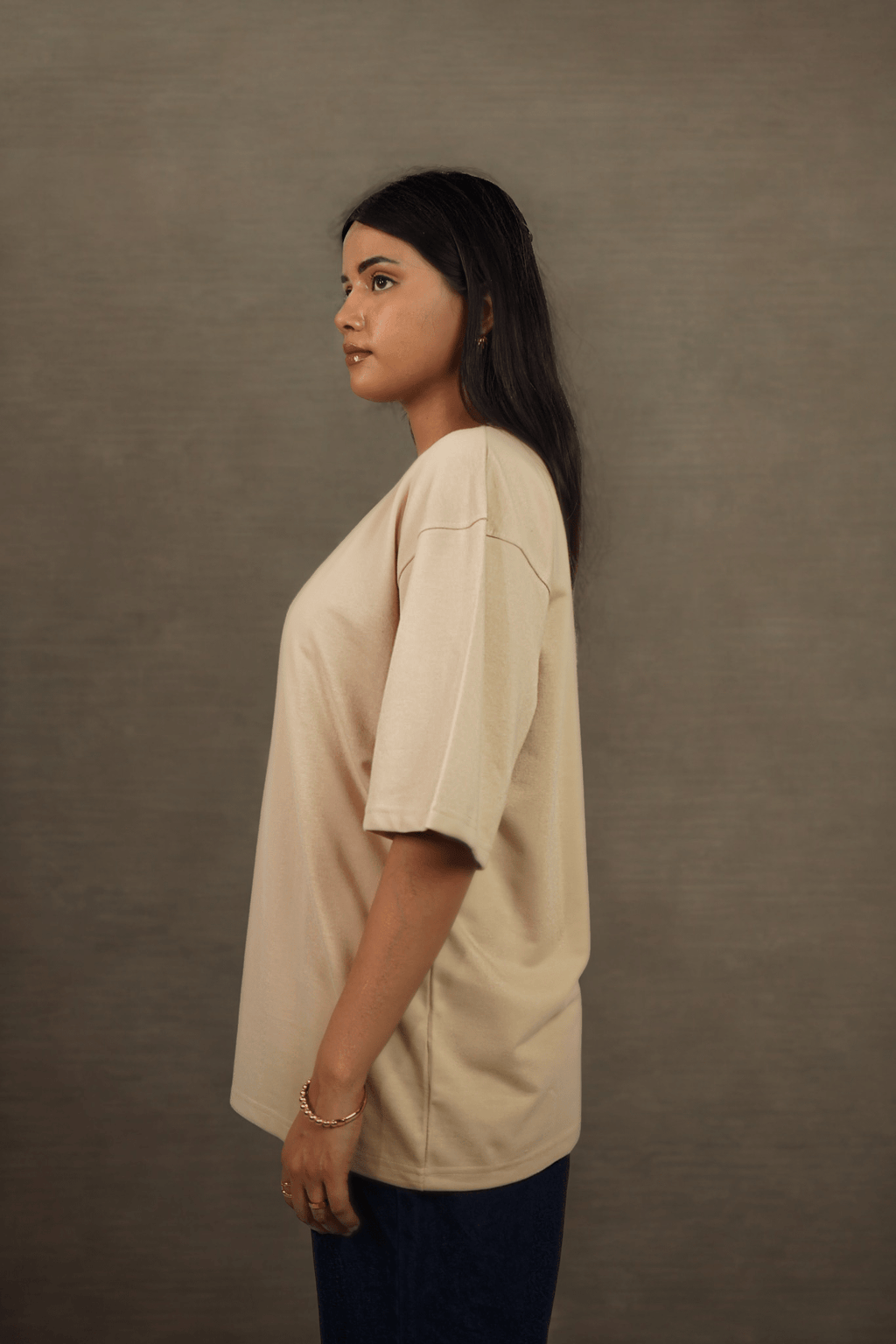 Classic Beige Oversized t-shirt (unisex) - Albin FashionT-shirtAlbin Fashion