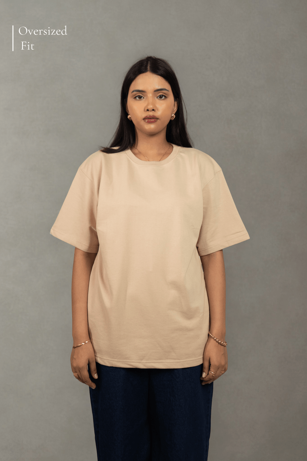 Classic Beige Oversized t-shirt (unisex) - Albin FashionT-shirtAlbin Fashion