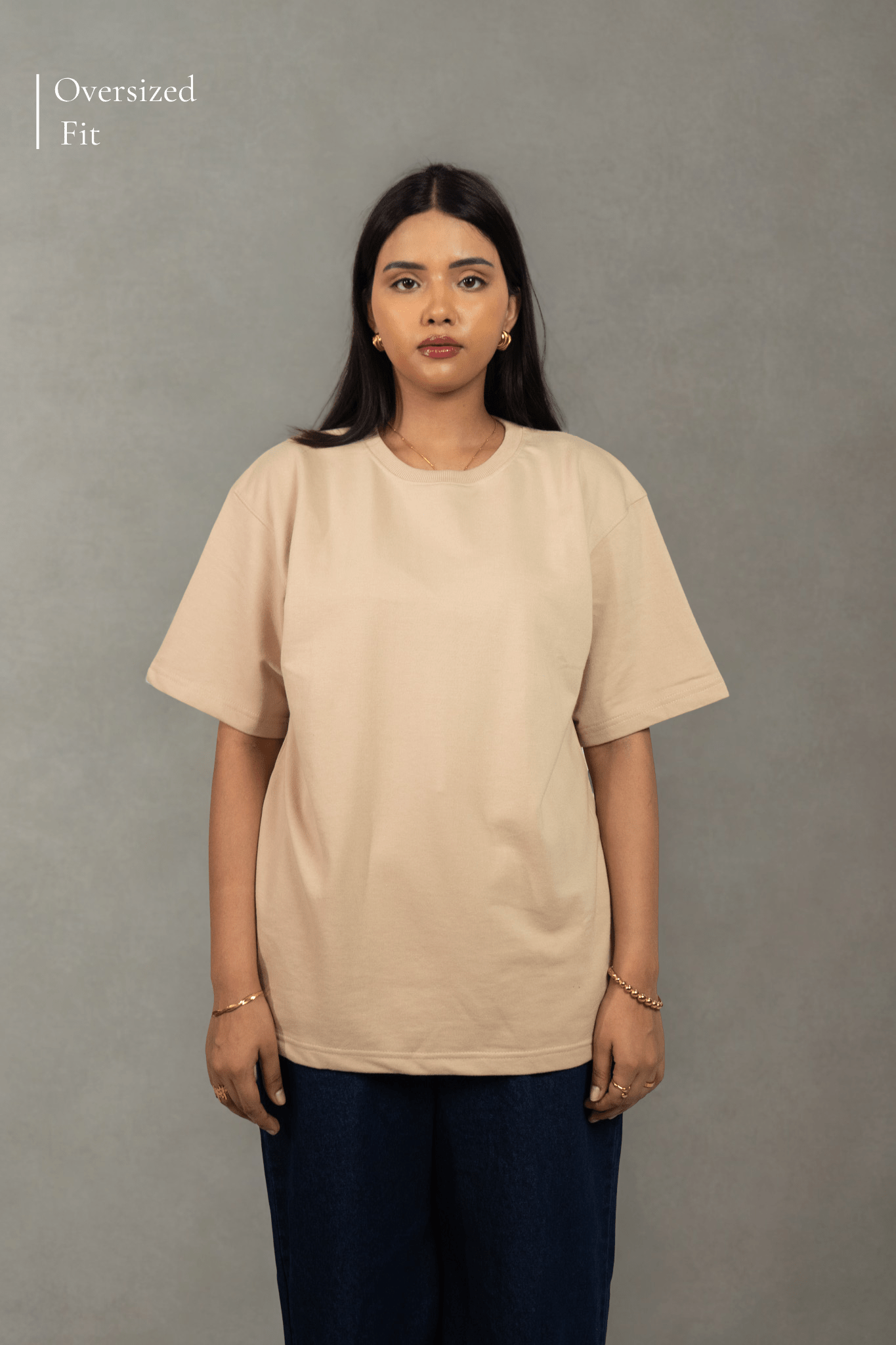 Classic Beige Oversized t-shirt (unisex) - Albin FashionT-shirtAlbin Fashion