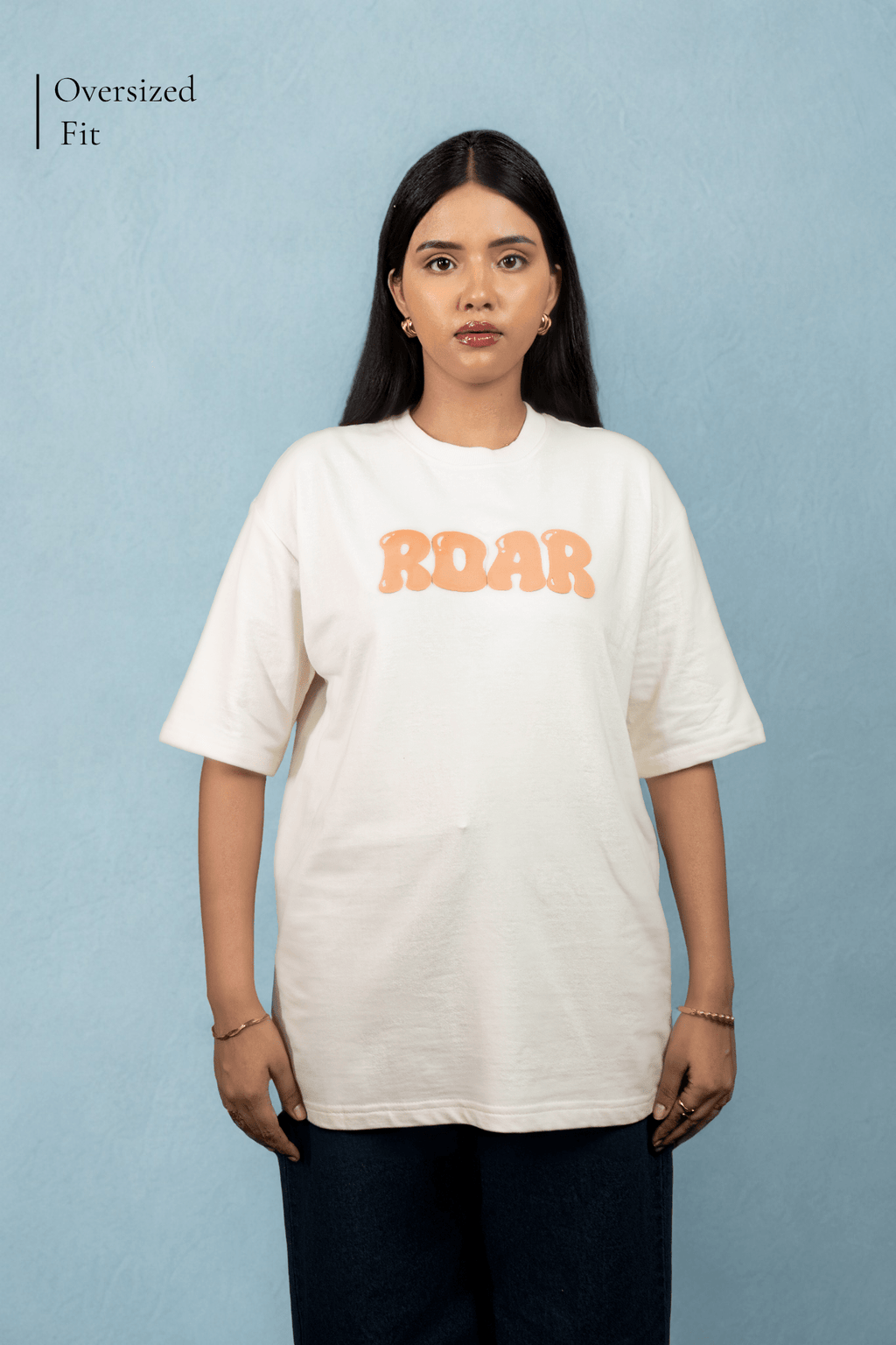 Roar Puff Over Size Off White T-shirt (Unisex) - Albin FashionT-shirtAlbin Fashion