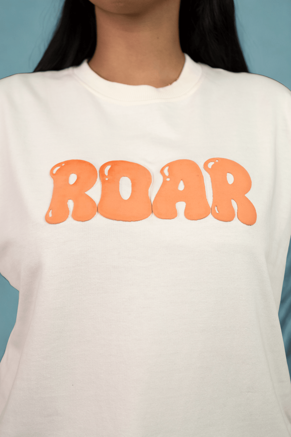 Roar Puff Over Size Off White T-shirt (Unisex) - Albin FashionT-shirtAlbin Fashion