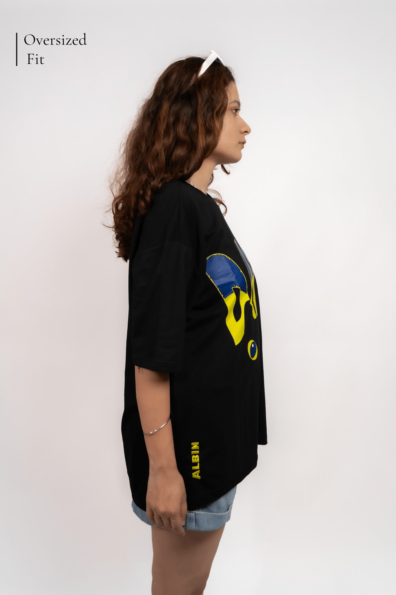 Dark Vision DTF Over Size Black T-shirt (Unisex) - Albin FashionT-shirtAlbin Fashion