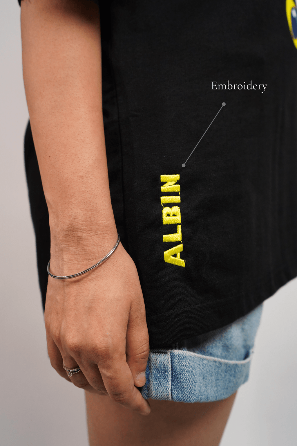 Dark Vision DTF Over Size Black T-shirt (Unisex) - Albin FashionT-shirtAlbin Fashion