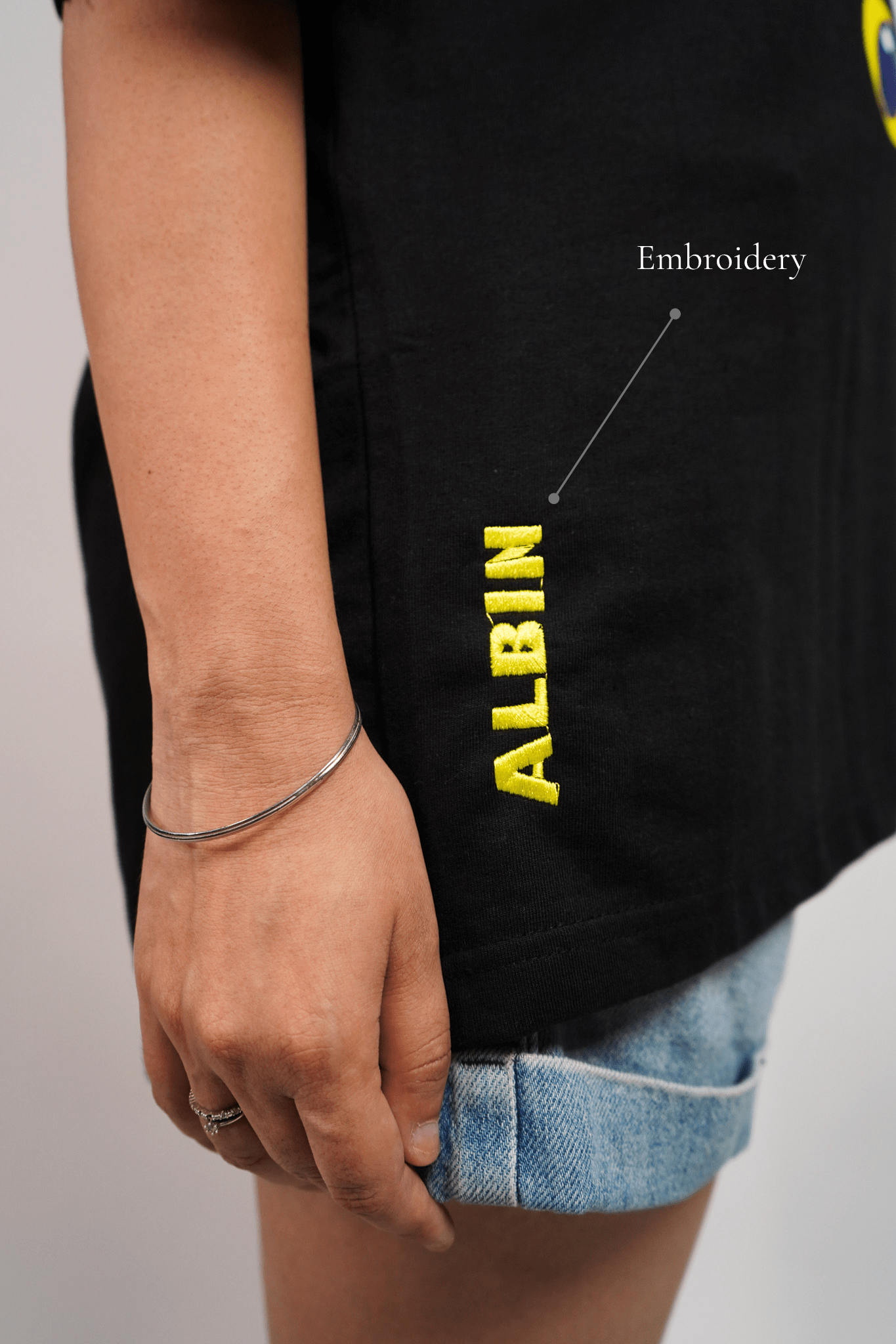 Dark Vision DTF Over Size Black T-shirt (Unisex) - Albin FashionT-shirtAlbin Fashion