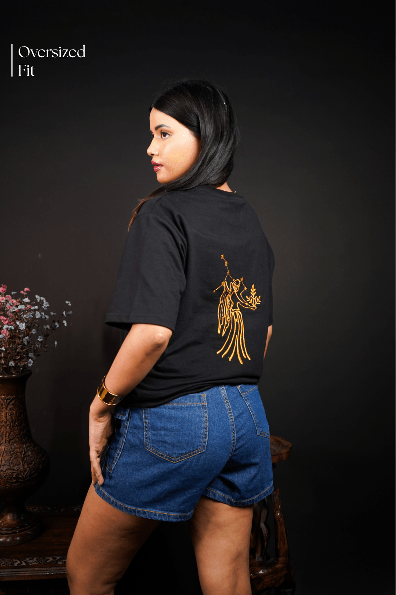 Virgo (Virgo themed Embroidered oversize t-shirt, unisex) - Albin FashionT-shirtAlbin Fashion