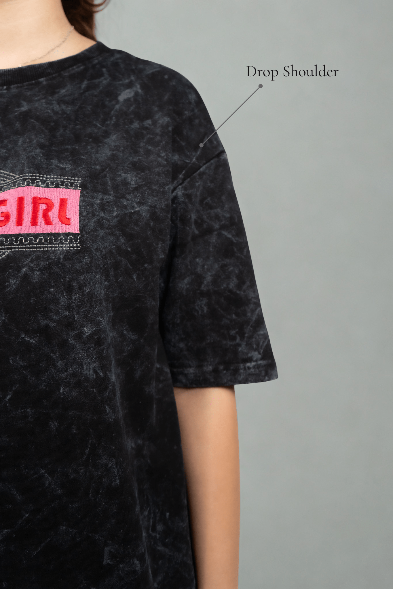 Play Girl Embroidered Over Size T-shirt (Unisex) - Albin FashionT-shirtAlbin Fashion