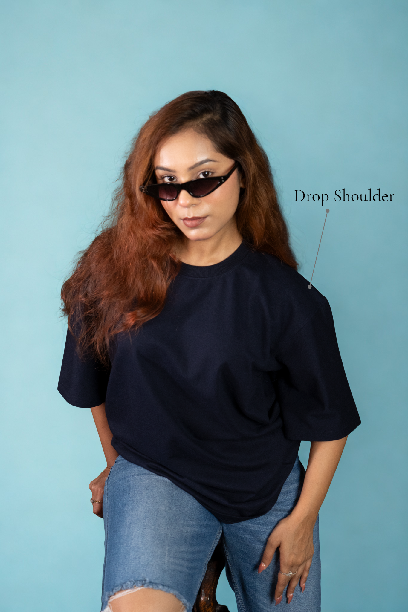 Classic Blue Oversized t-shirt (unisex)