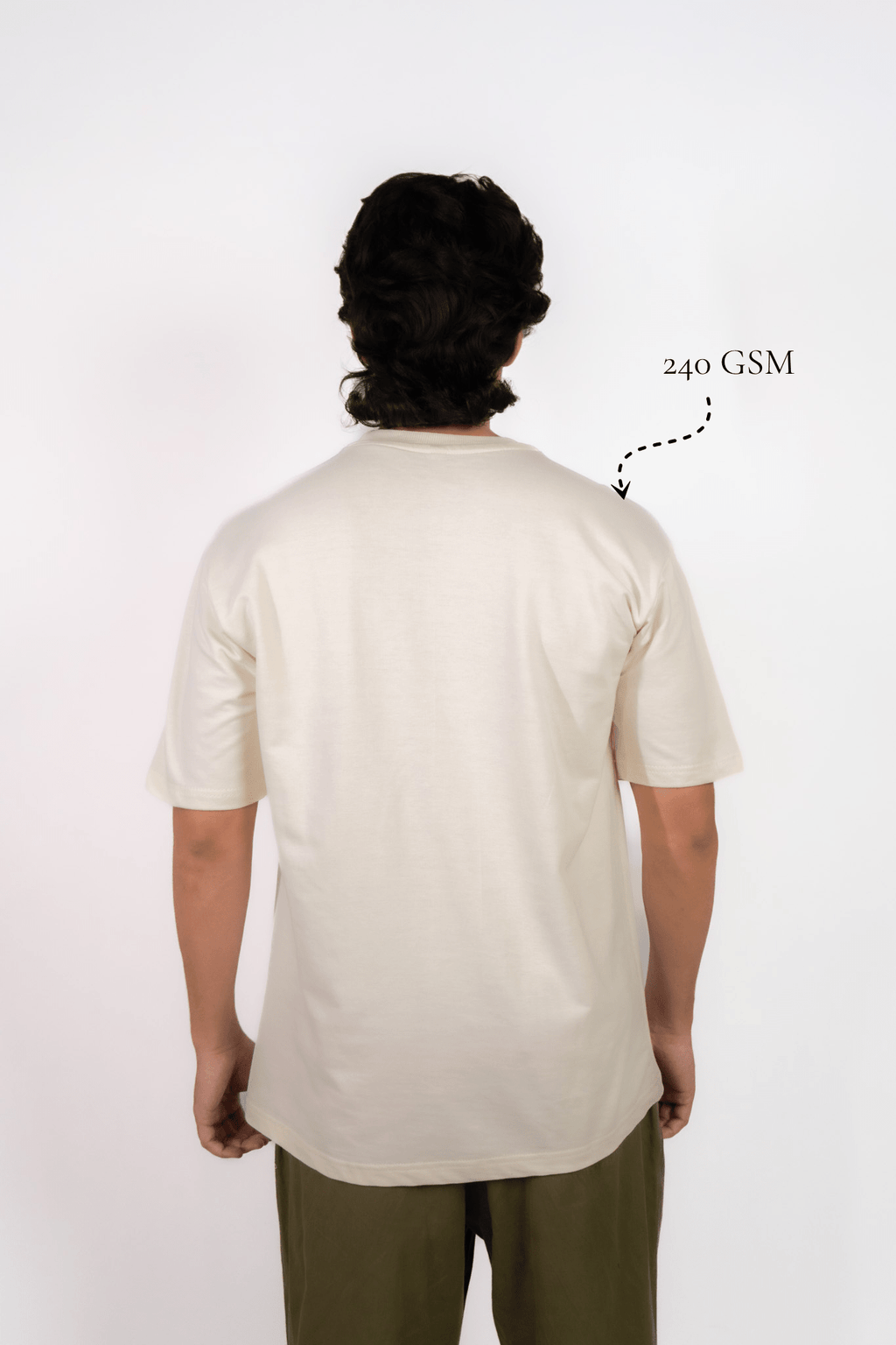 Classic off White Over Size T-shirt (unisex) - Albin FashionT-shirtAlbin Fashion