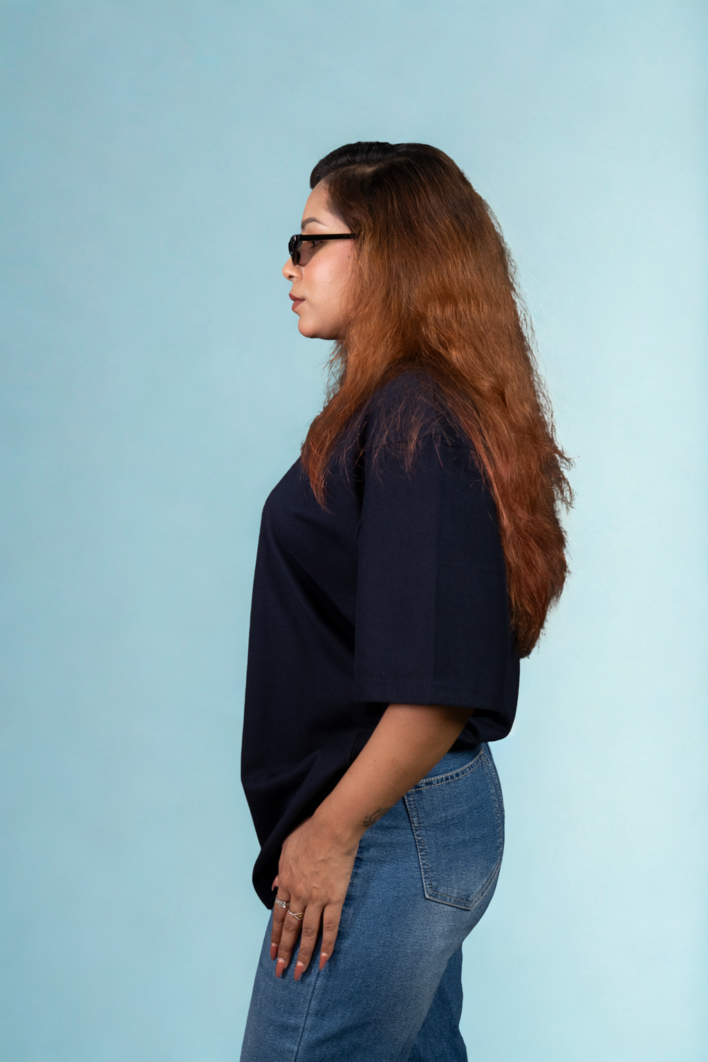 Classic Blue Oversized t-shirt (unisex)