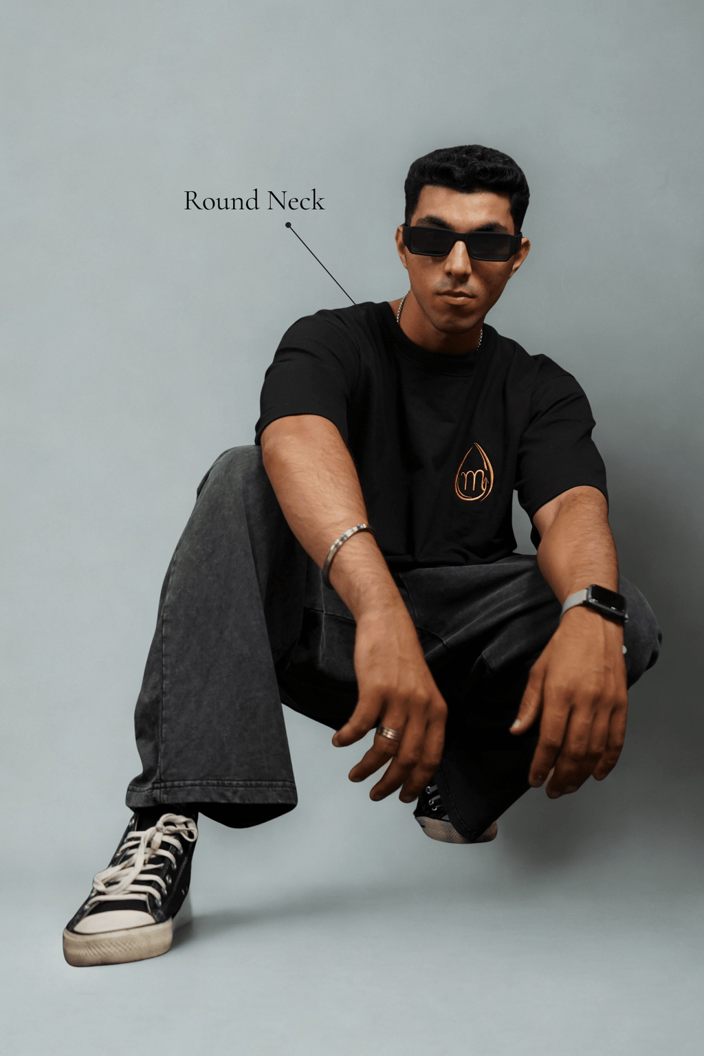 Scorpio (Scorpio themed Embroidered oversize t-shirt, unisex) - Albin FashionT-shirtAlbin Fashion