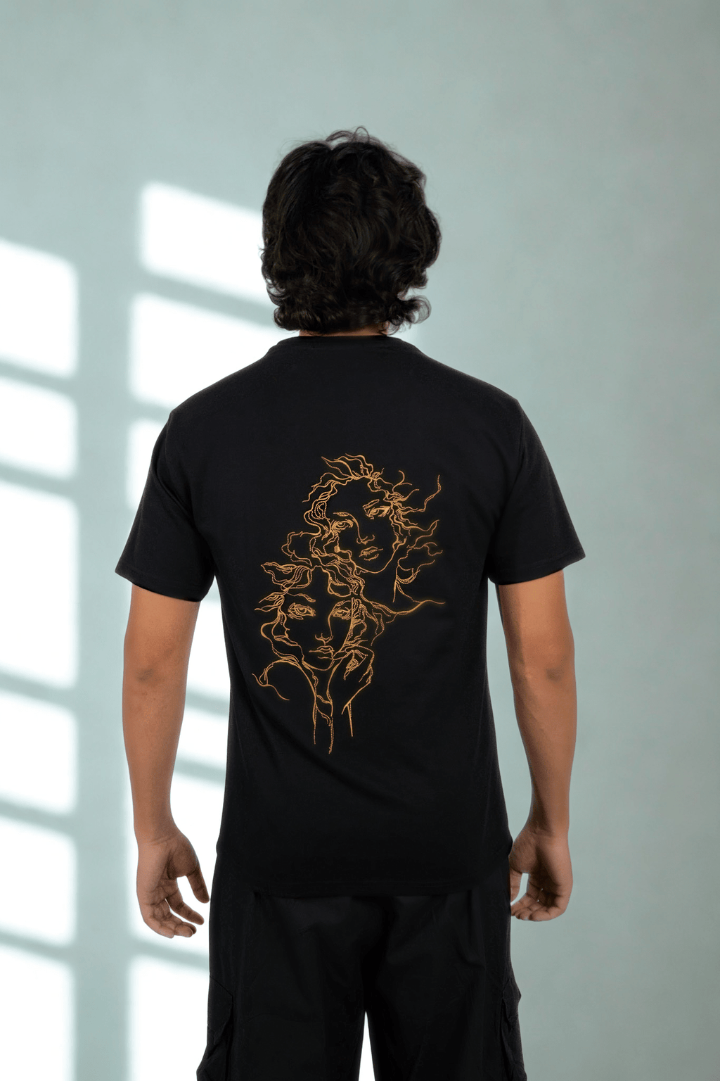 Gemini (Gemini themed Embroidered oversize t-shirt, unisex) - Albin FashionT-shirtAlbin Fashion