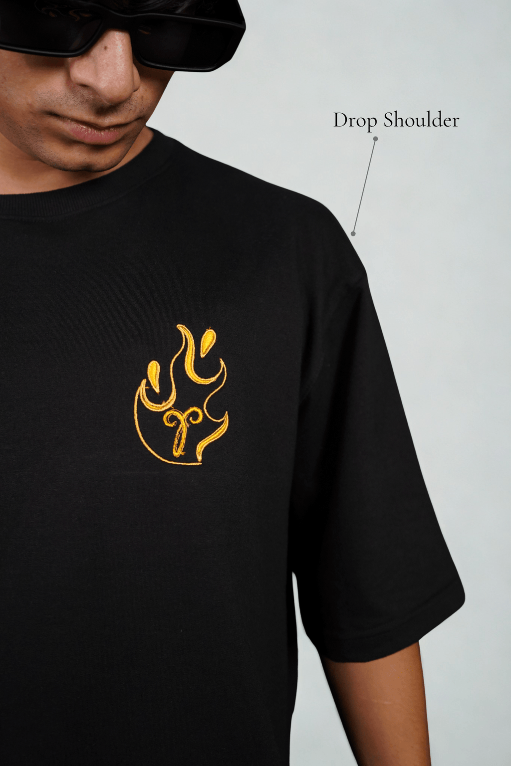 Aries (Aries themed Embroidered oversize t-shirt, unisex) - Albin FashionT-shirtAlbin Fashion