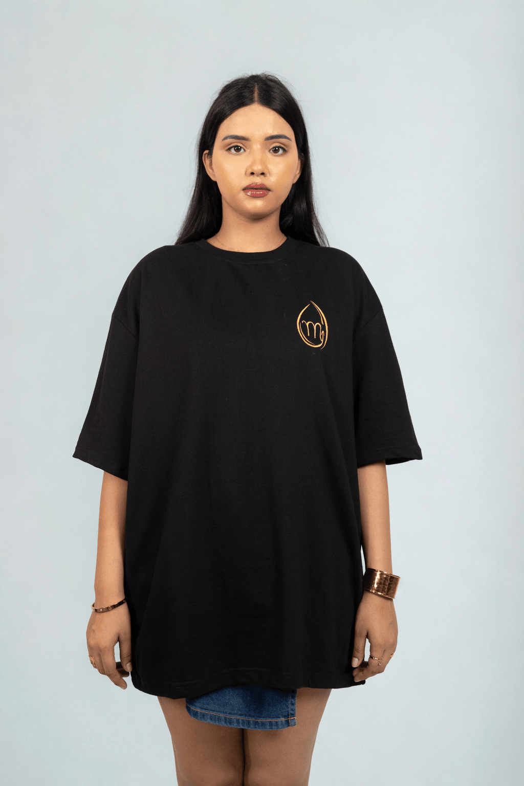 Scorpio (Scorpio themed Embroidered oversize t-shirt, unisex) - Albin FashionT-shirtAlbin Fashion