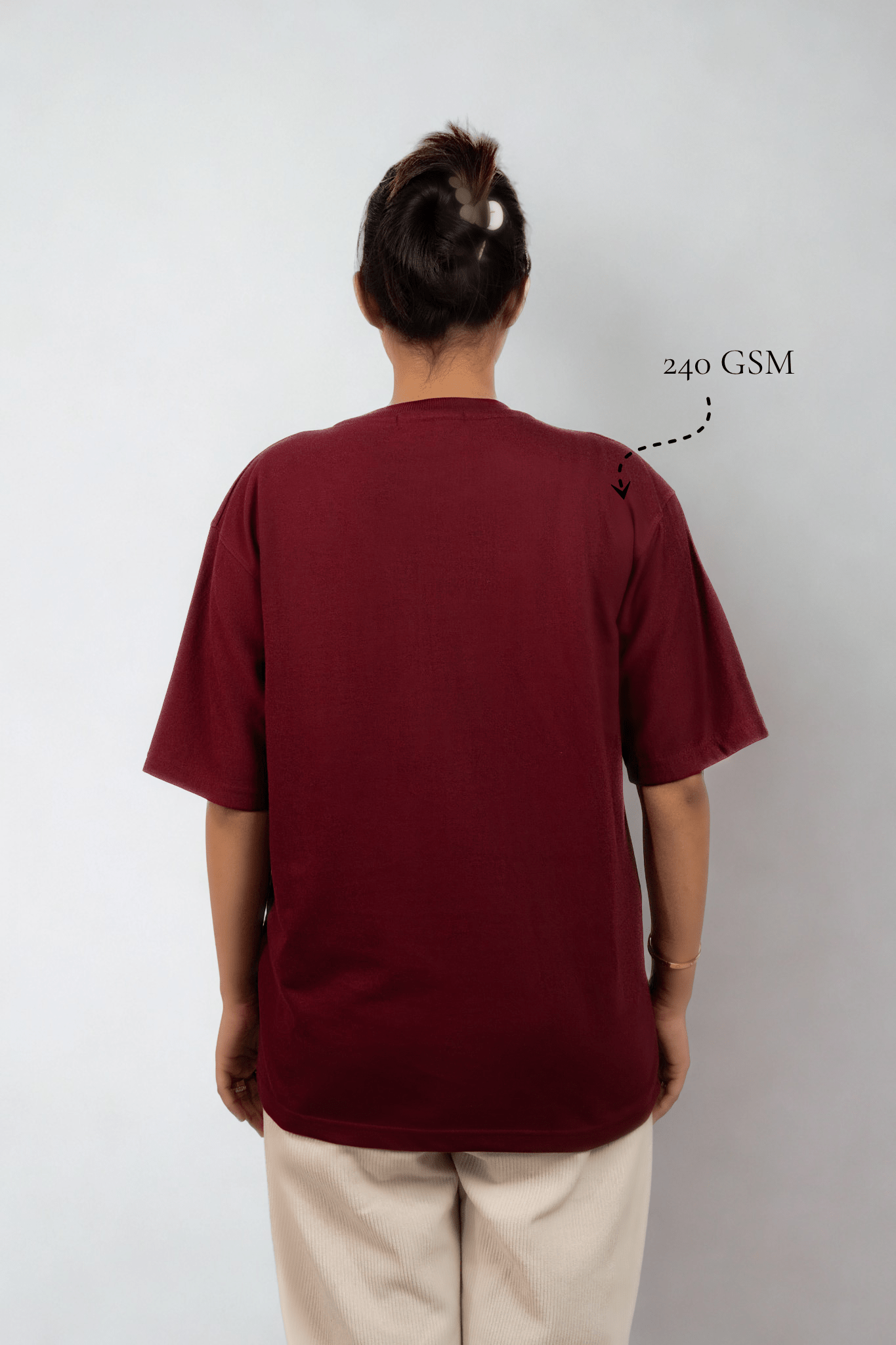 Classic Maroon Oversized t-shirt (unisex) - Albin FashionT-shirtAlbin Fashion