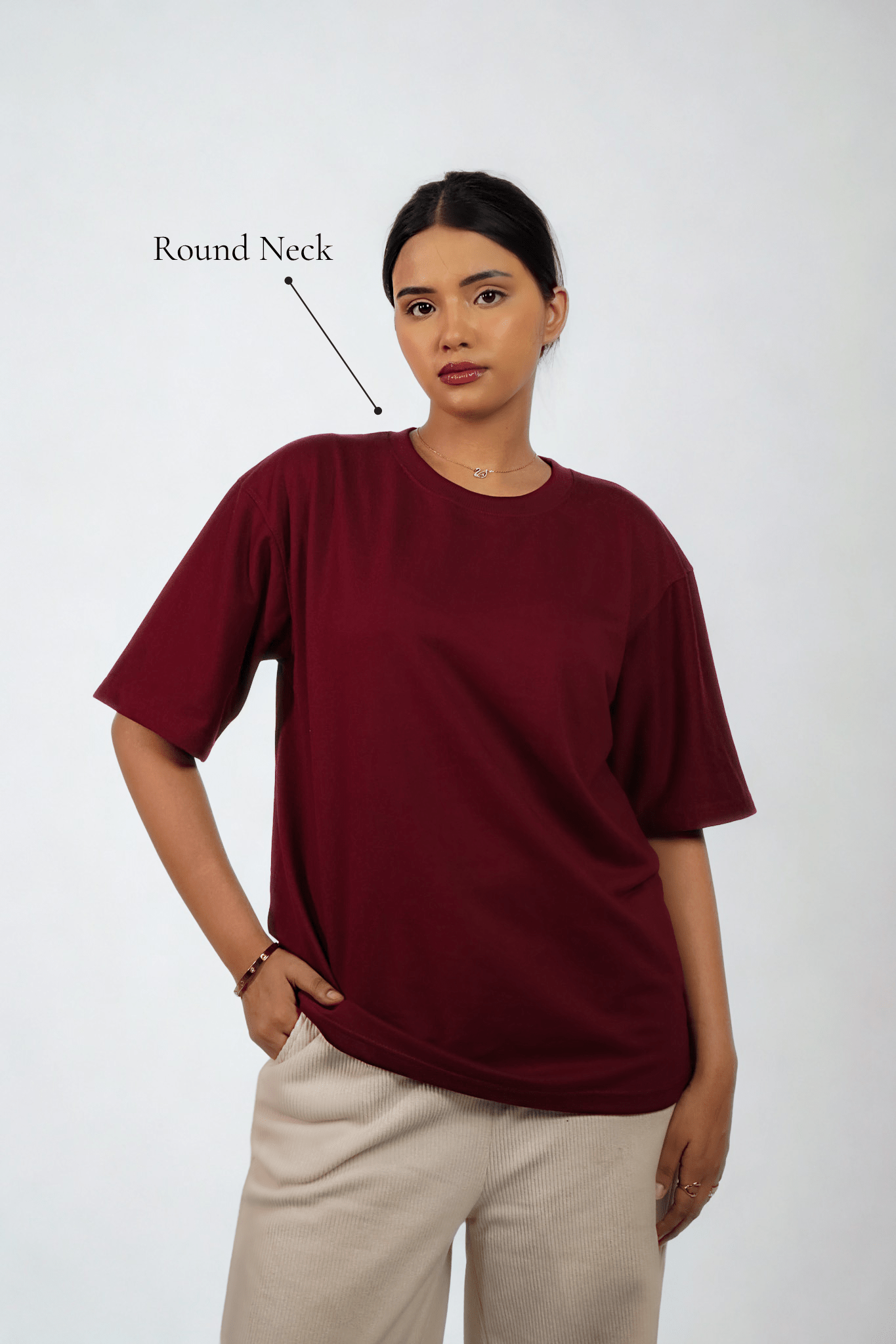 Classic Maroon Oversized t-shirt (unisex) - Albin FashionT-shirtAlbin Fashion