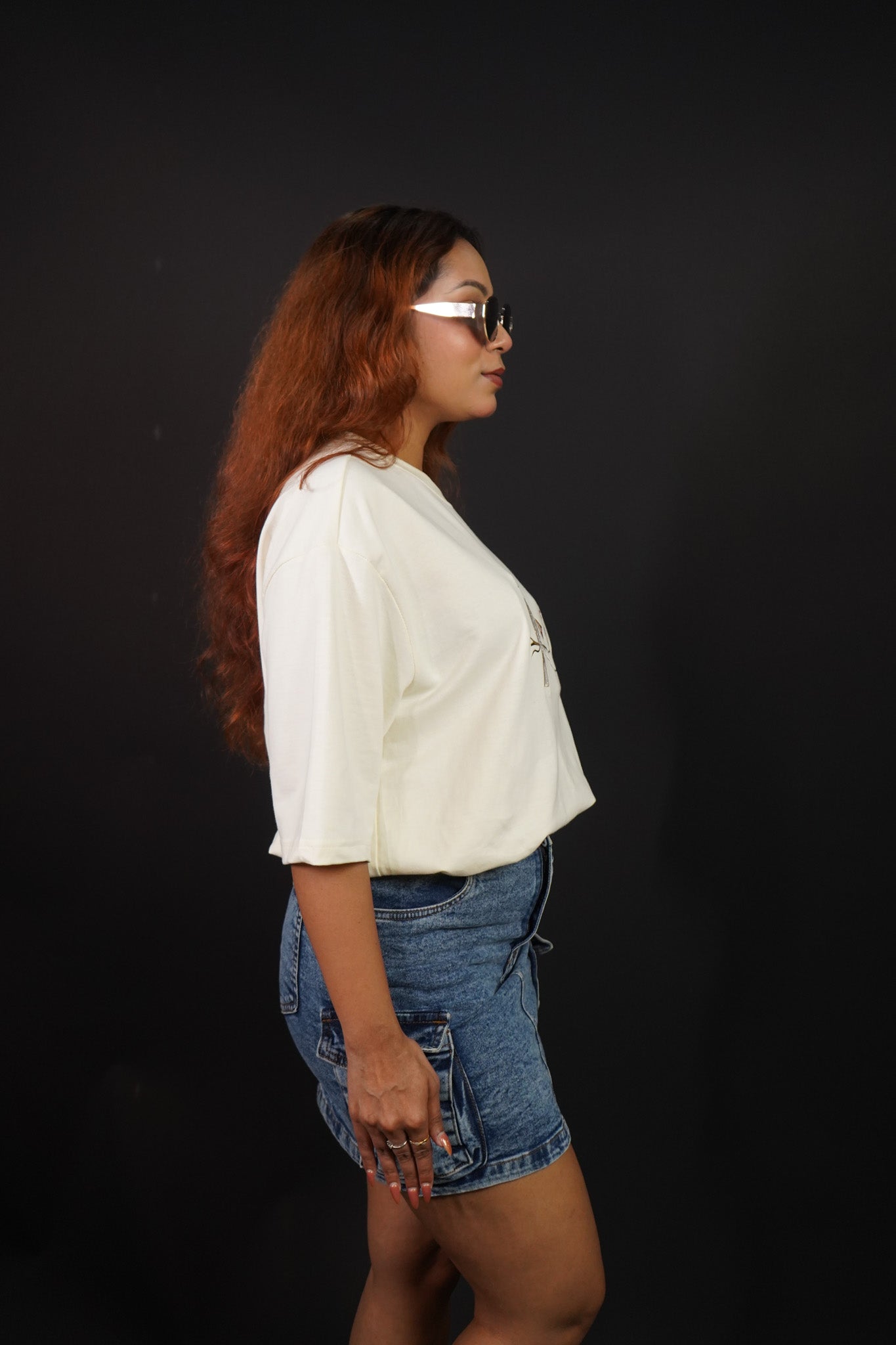 Wings of White Over Size Off White T-shirt (Unisex) - Albin FashionT-shirtAlbin Fashion