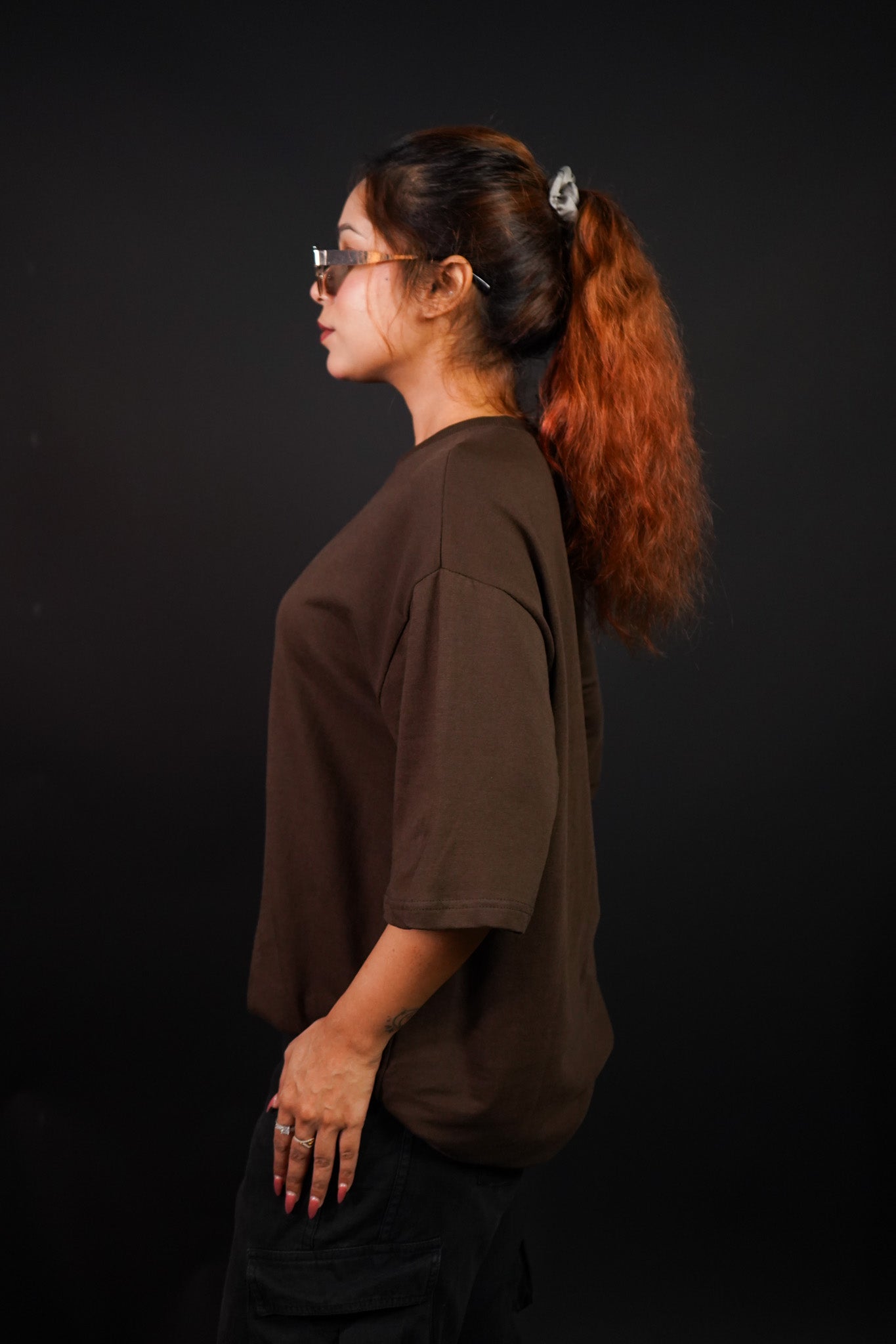 Classic Brown Over Size T-shirt (unisex) - Albin FashionT-shirtAlbin Fashion