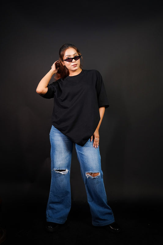 Classic Black Oversized t-shirt (unisex) - Albin FashionT-shirtAlbin Fashion