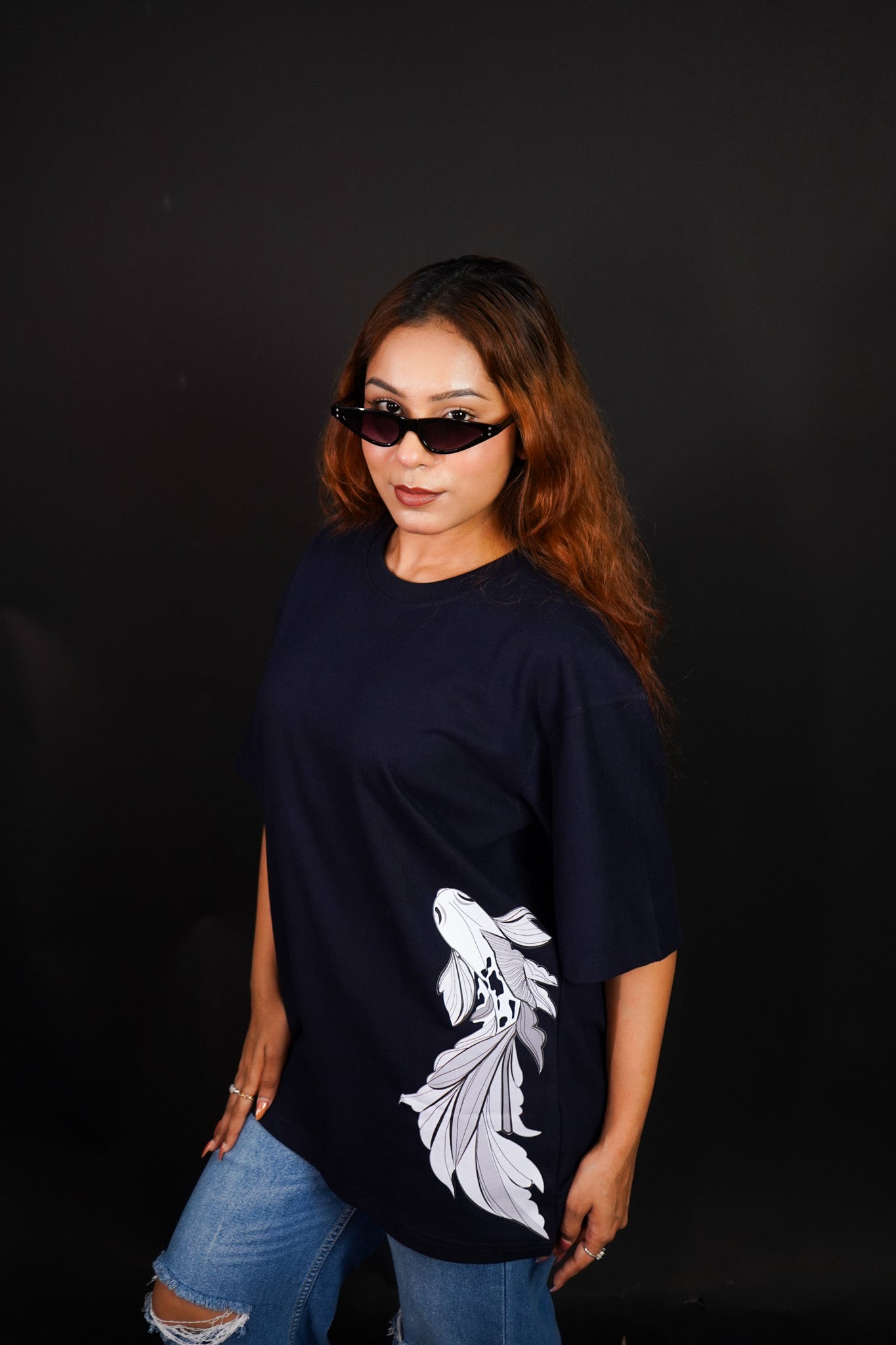 Koi Abyss Oversized T-shirt (unisex) - Albin FashionT-shirtAlbin Fashion