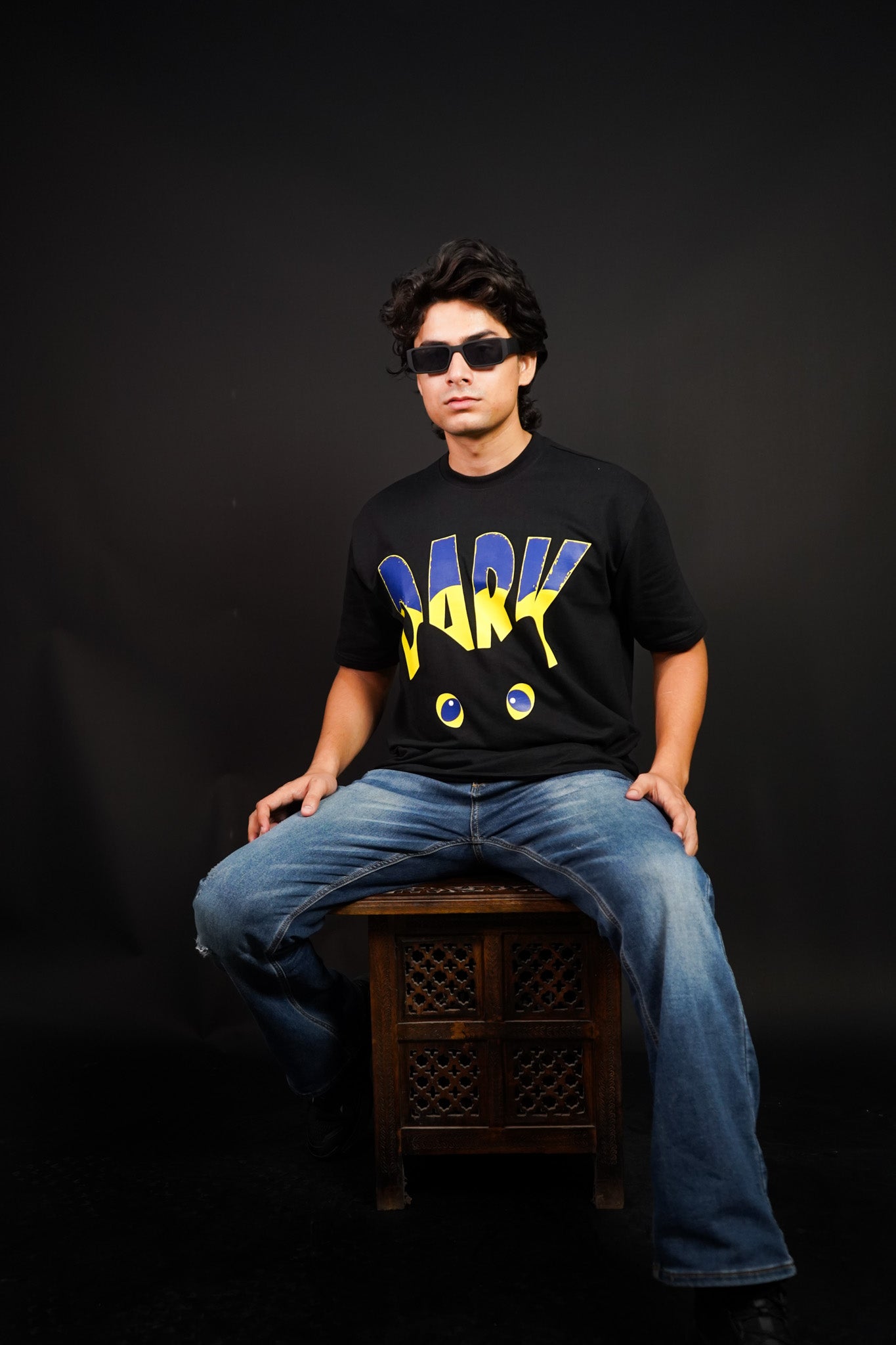 Dark Vision Oversize Tee - Albin FashionT-shirtAlbin Fashion