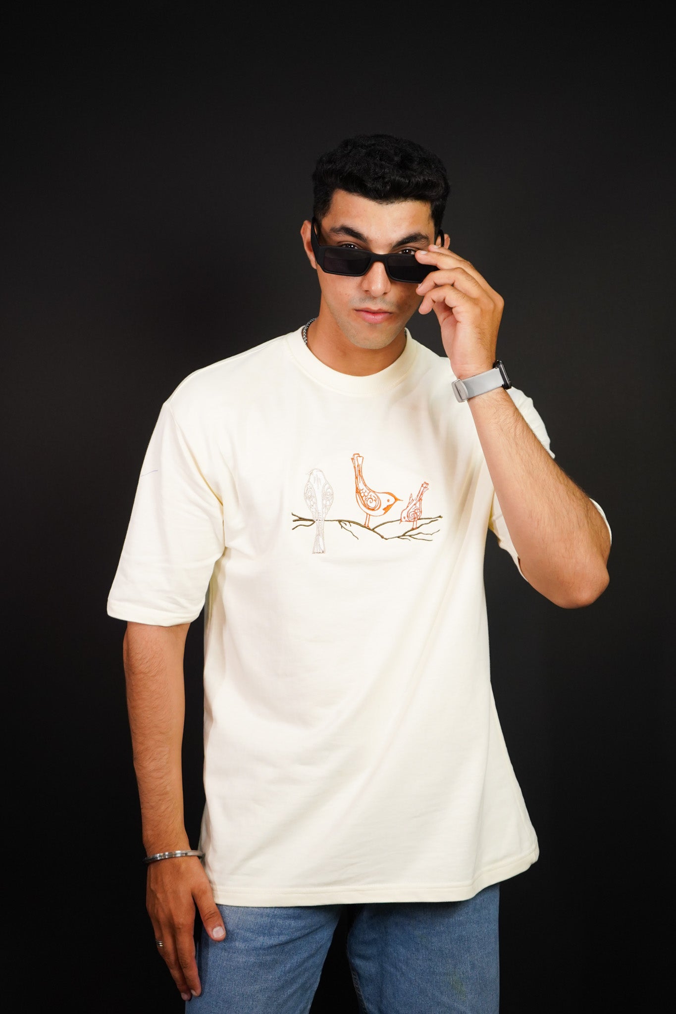 Wings of White Over Size Off White T-shirt (Unisex) - Albin FashionT-shirtAlbin Fashion