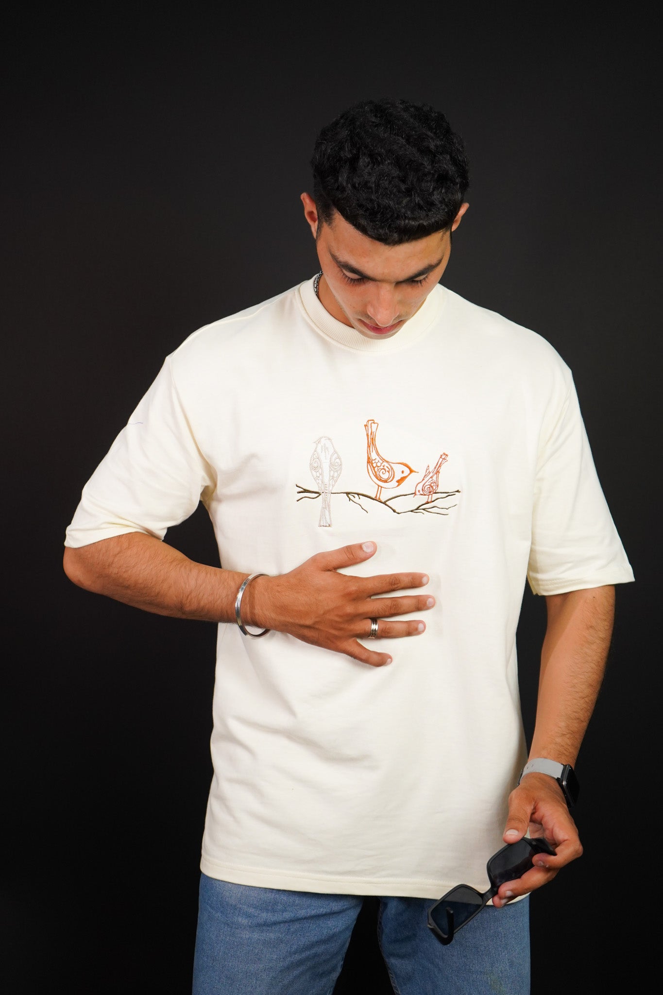 Wings of White Over Size Off White T-shirt (Unisex) - Albin FashionT-shirtAlbin Fashion