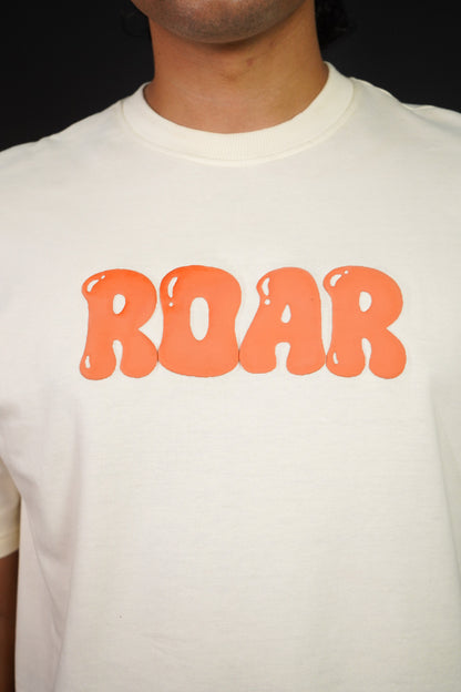 Roar Over Size Off white T-shirt (Unisex) - Albin FashionT-shirtAlbin Fashion