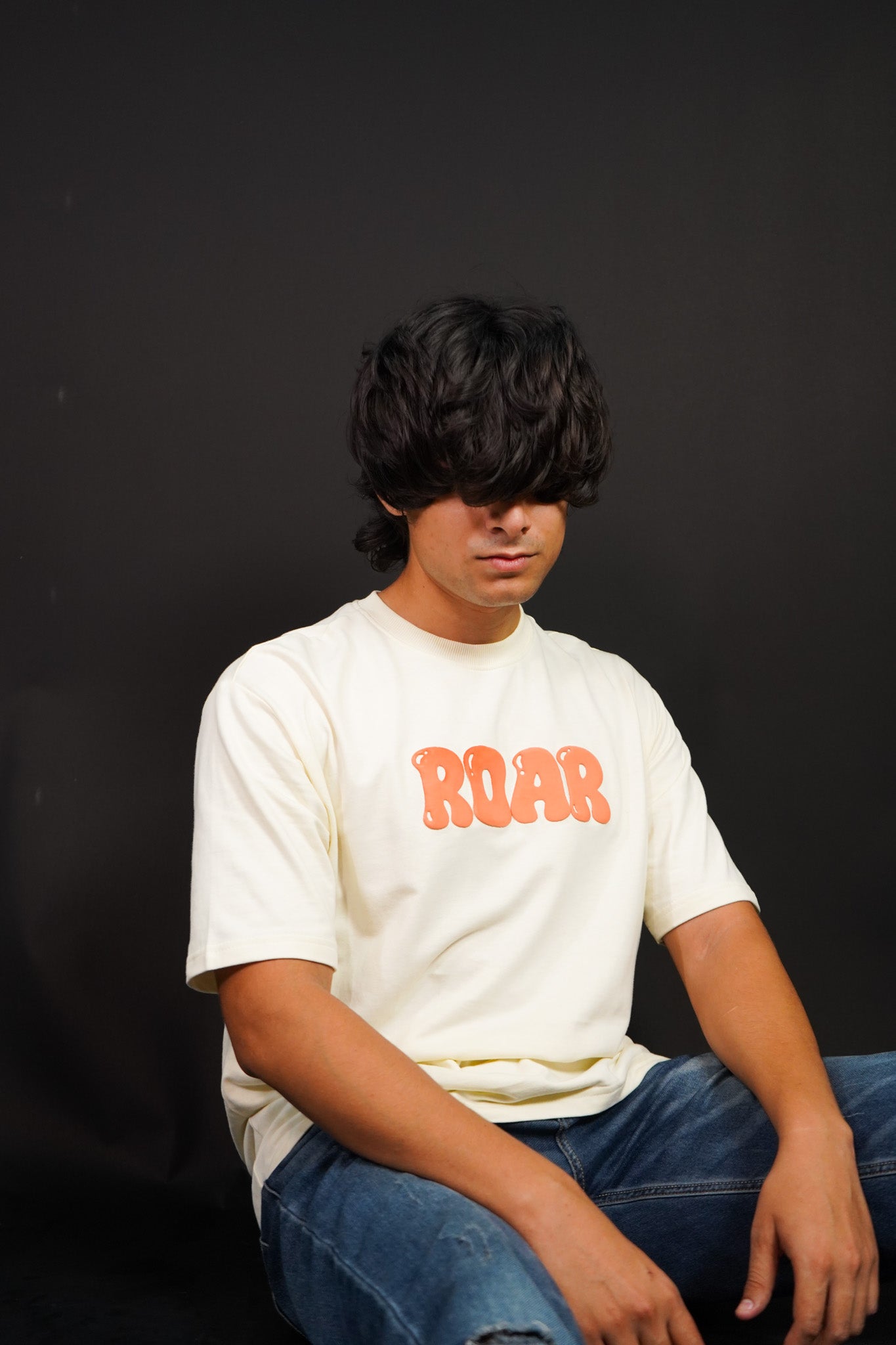 Roar Over Size Off white T-shirt (Unisex) - Albin FashionT-shirtAlbin Fashion