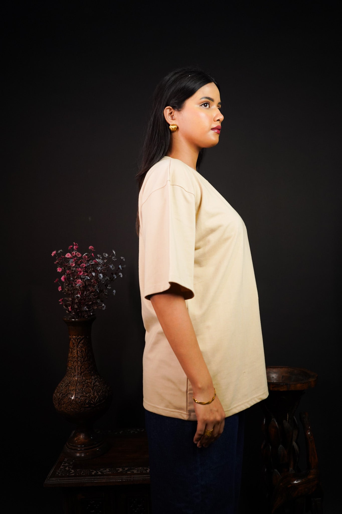 Classic Beige Oversized t-shirt (unisex) - Albin FashionT-shirtAlbin Fashion