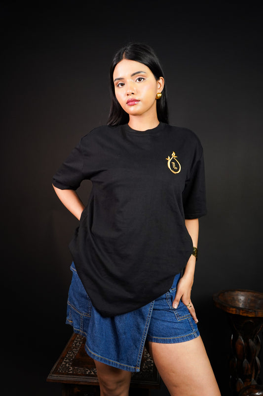 Capricorn (Capricorn themed Embroidered oversize t-shirt, unisex) - Albin FashionT-shirtAlbin Fashion