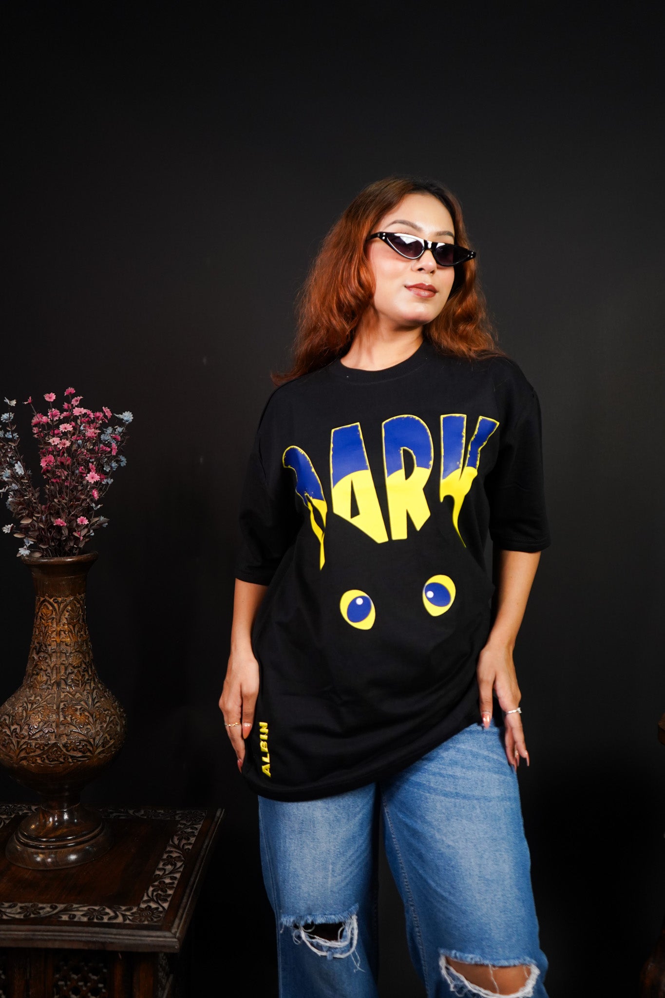 Dark Vision Oversize Tee - Albin FashionT-shirtAlbin Fashion
