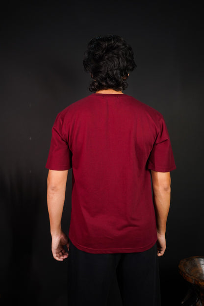 Classic Maroon Oversized t-shirt (unisex) - Albin FashionT-shirtAlbin Fashion