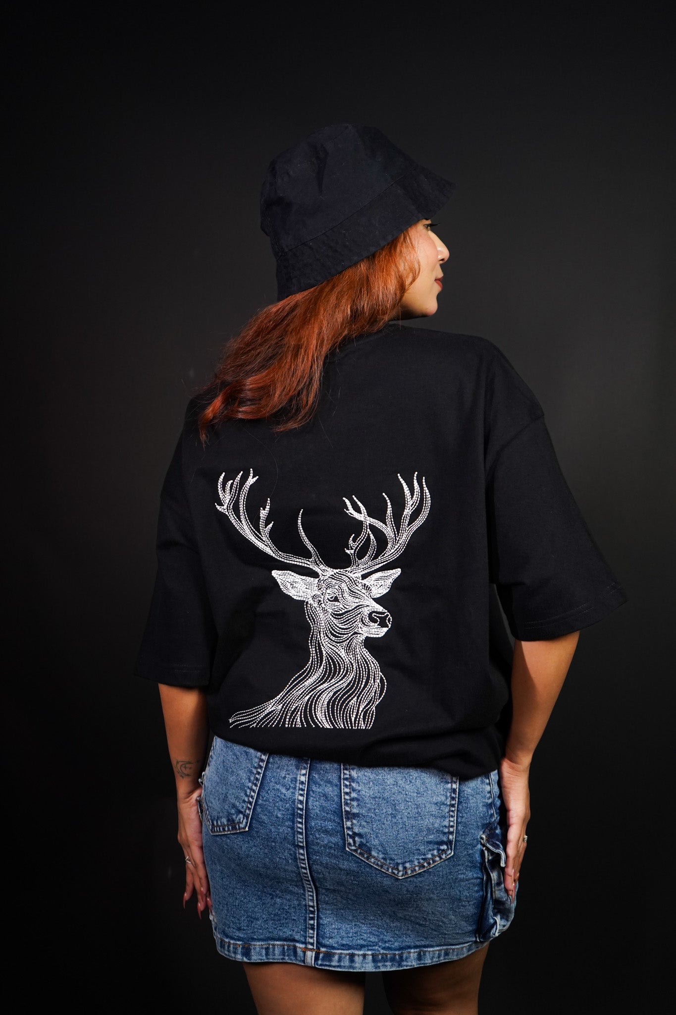 Silent Stag Oversized T-shirt (unisex) - Albin FashionT-shirtAlbin Fashion