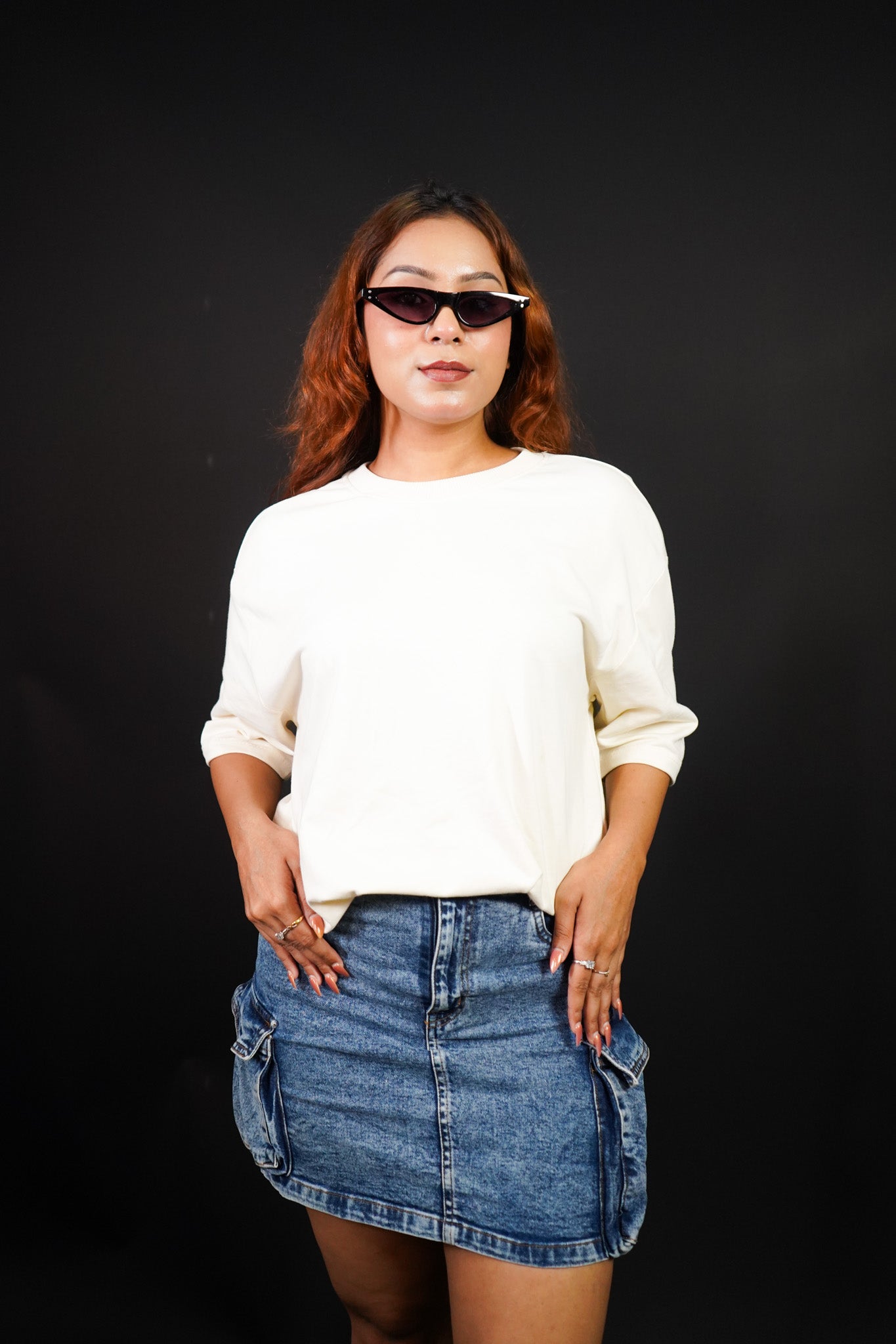Classic off White Over Size T-shirt (unisex) - Albin FashionT-shirtAlbin Fashion