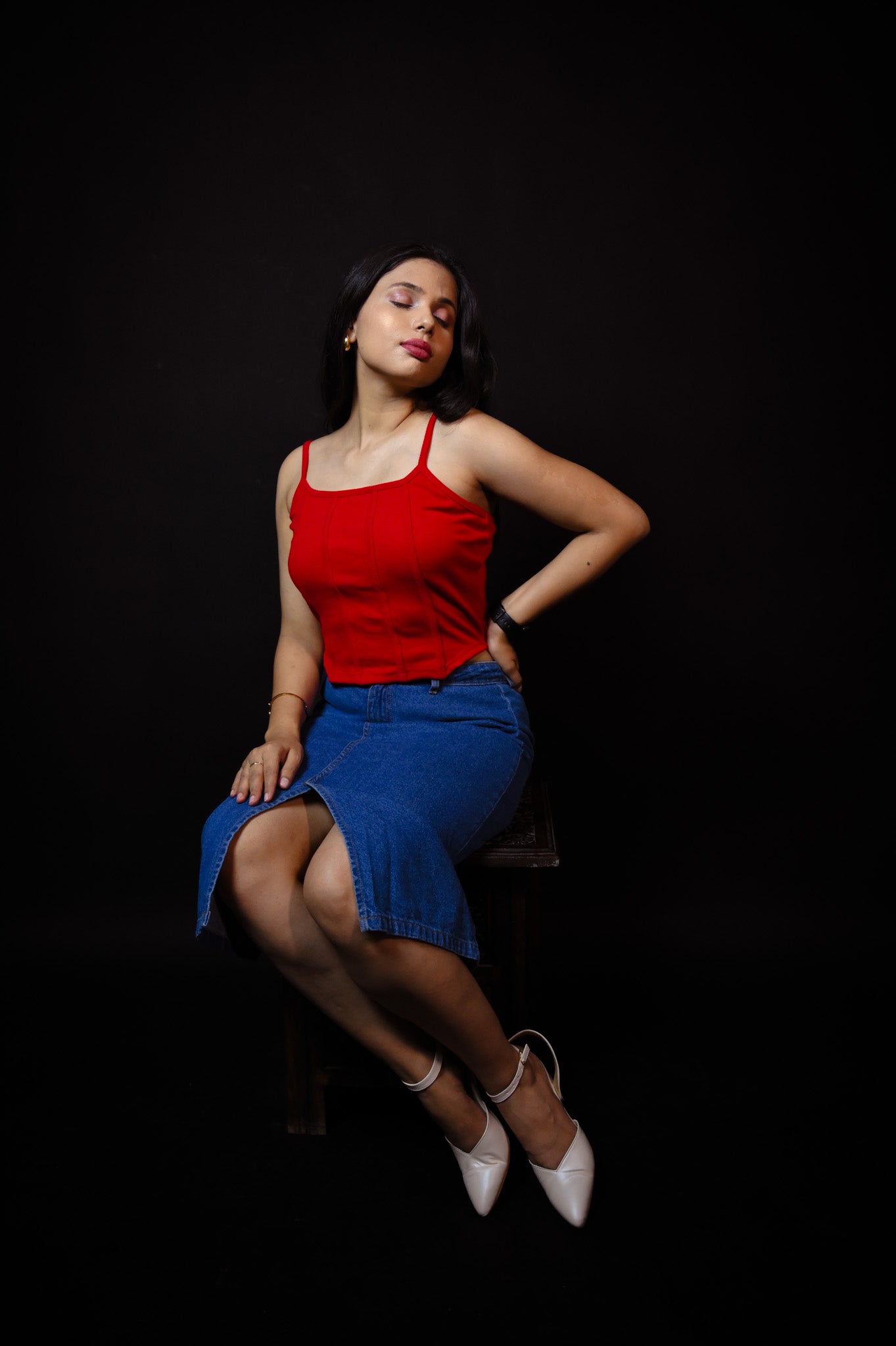 Red Corst Top - Albin Fashioncrop topAlbin Fashion