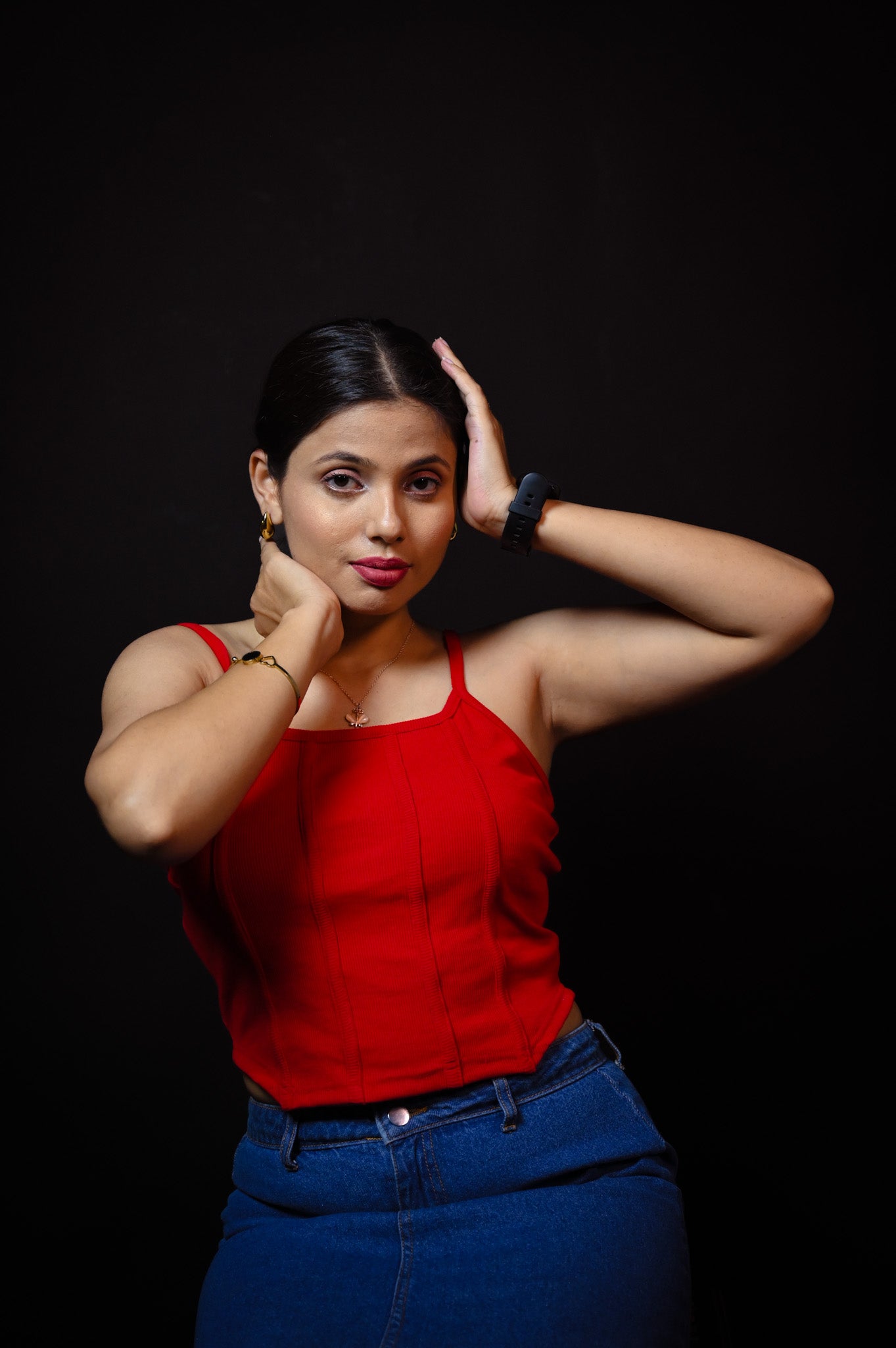 Red Corst Top - Albin Fashioncrop topAlbin Fashion