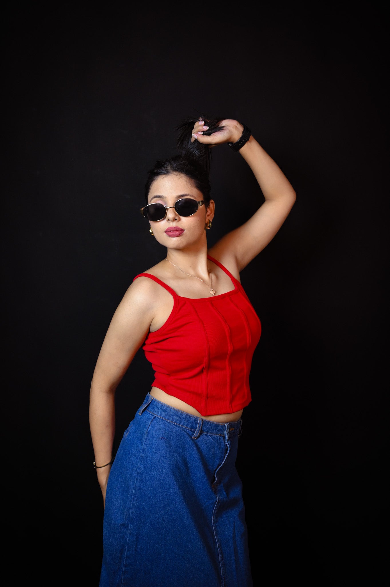 Red Corst Top - Albin Fashioncrop topAlbin Fashion