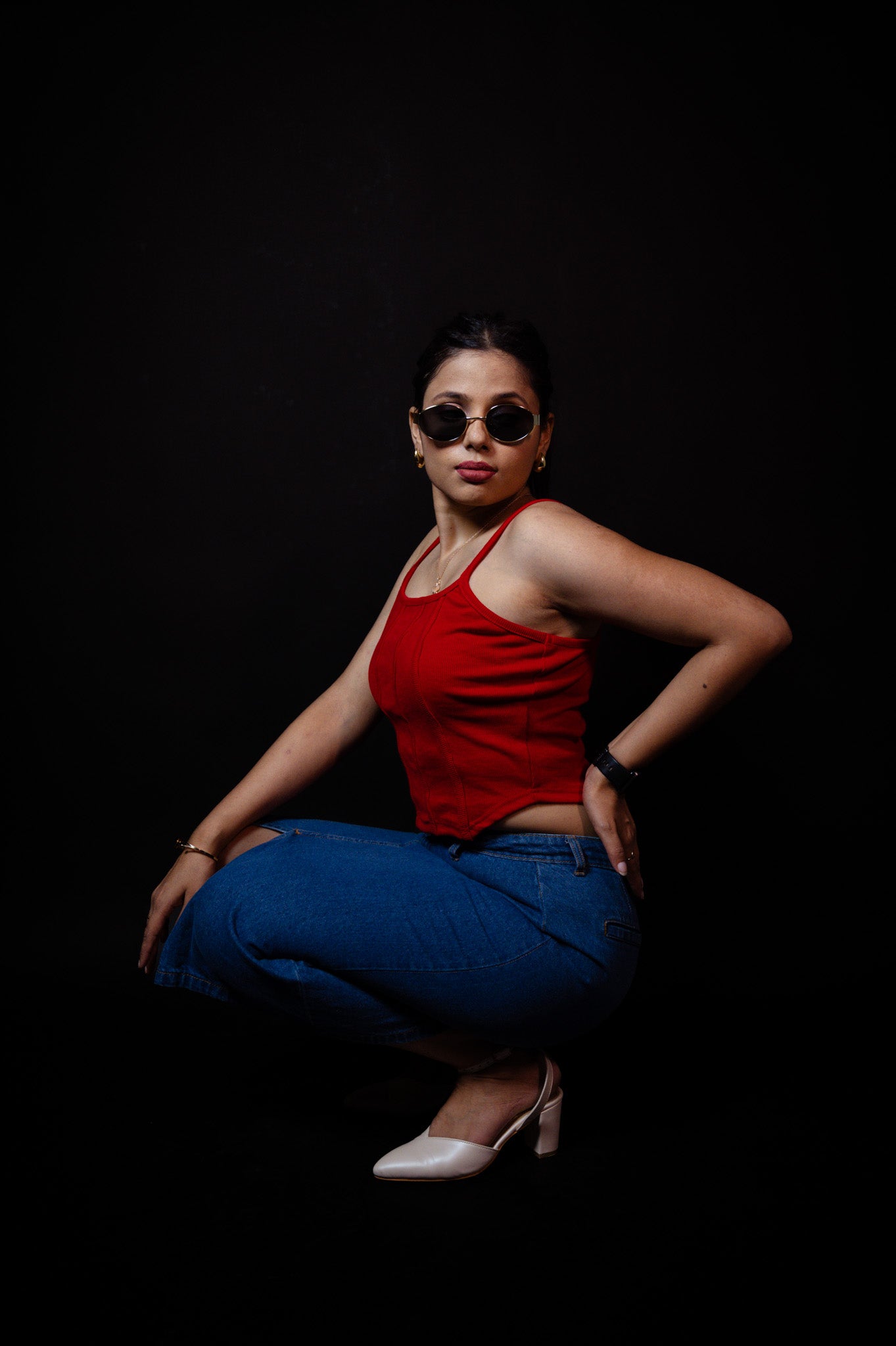 Red Corst Top - Albin Fashioncrop topAlbin Fashion
