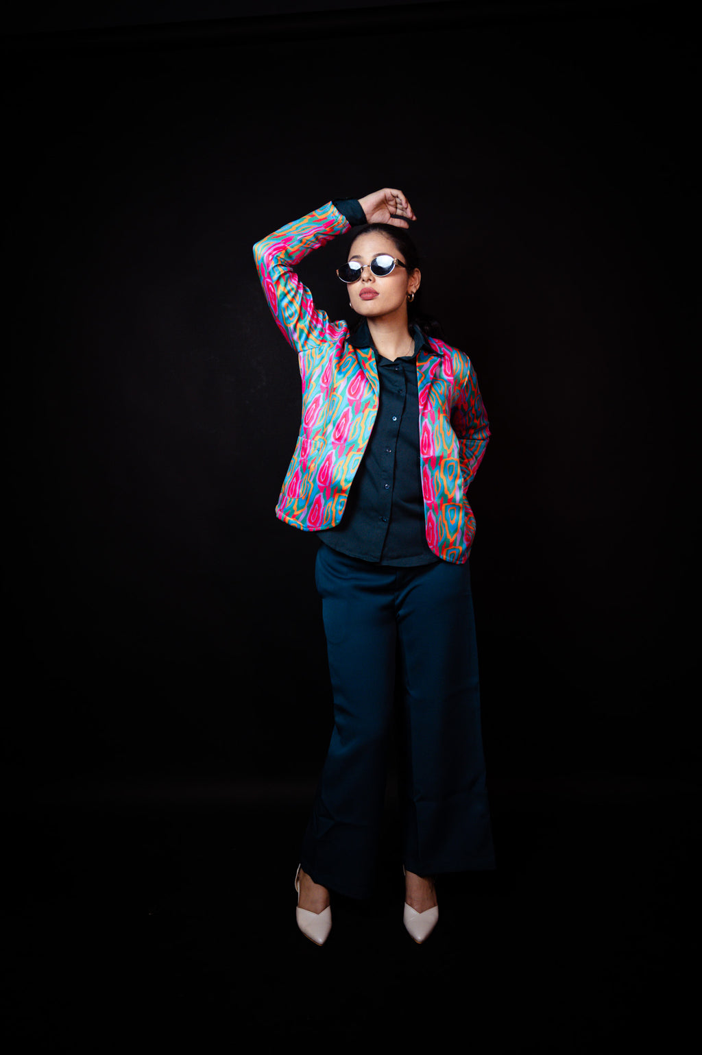 Abstract Poppy Summer Blazer - Albin FashionblazerAlbin Fashion