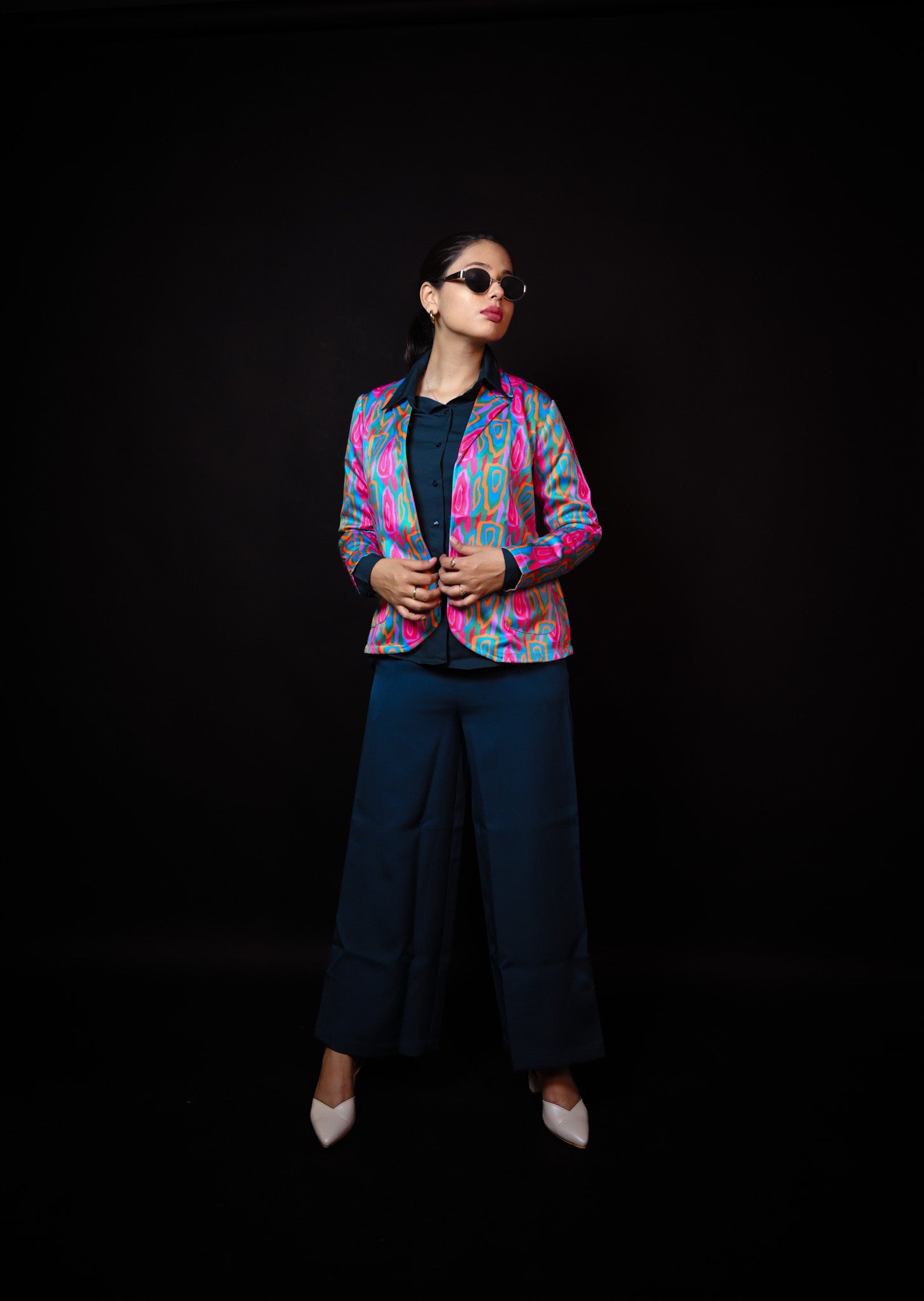 Abstract Poppy Summer Blazer - Albin FashionblazerAlbin Fashion